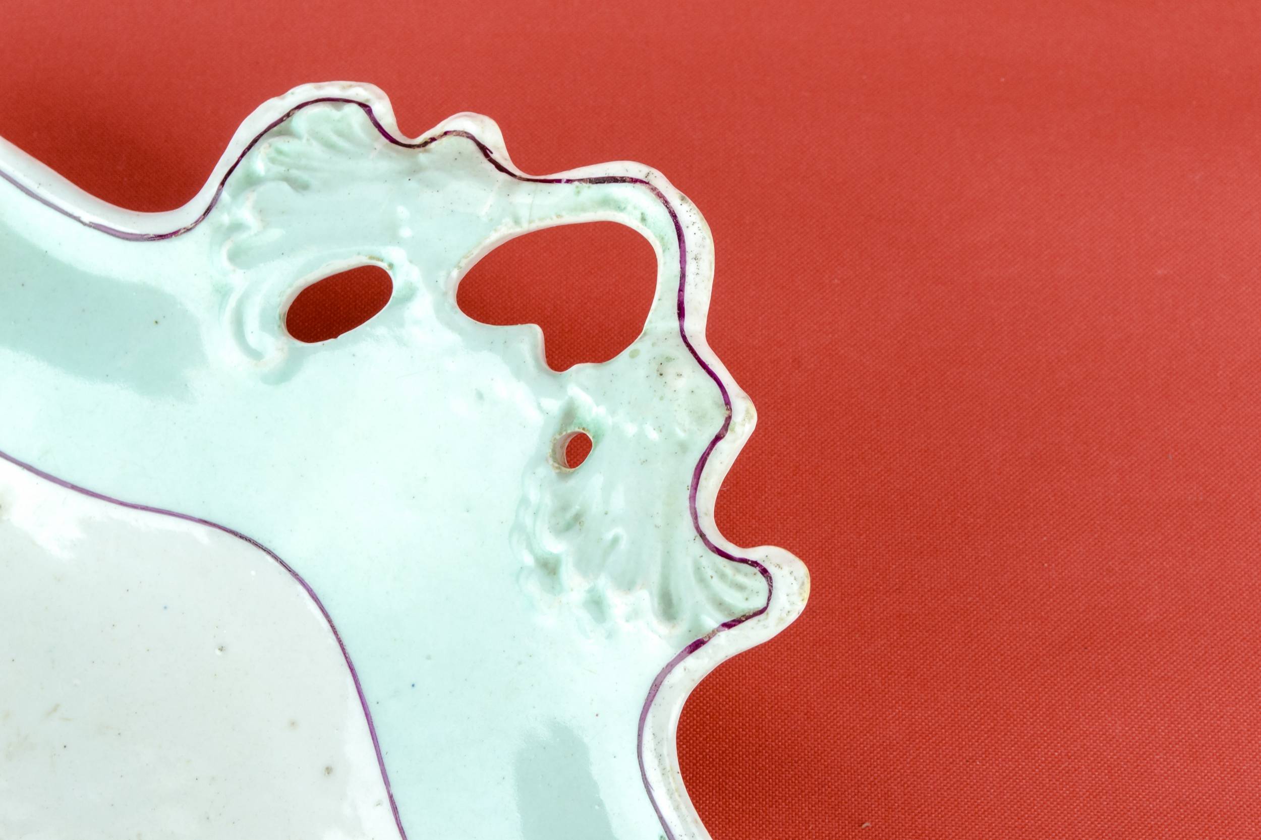 High Victorian Antique — Turquoise serving dish 2