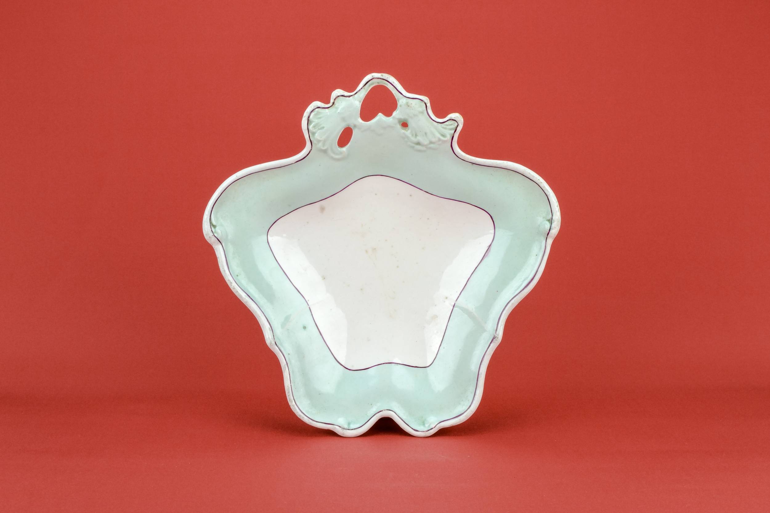 High Victorian Antique — Turquoise serving dish
