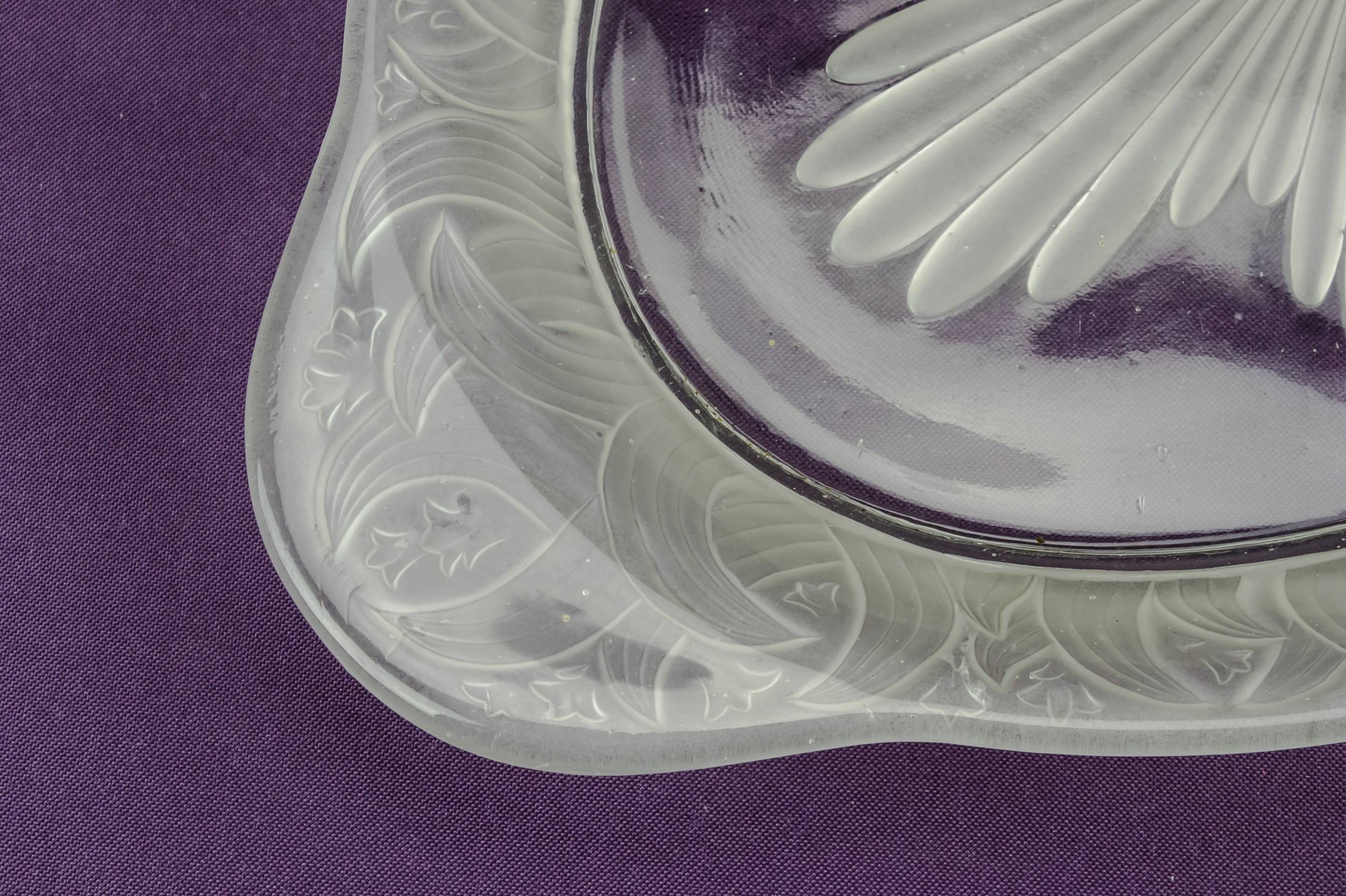 Glass Arts Crafts — Glass bread serving platter 1