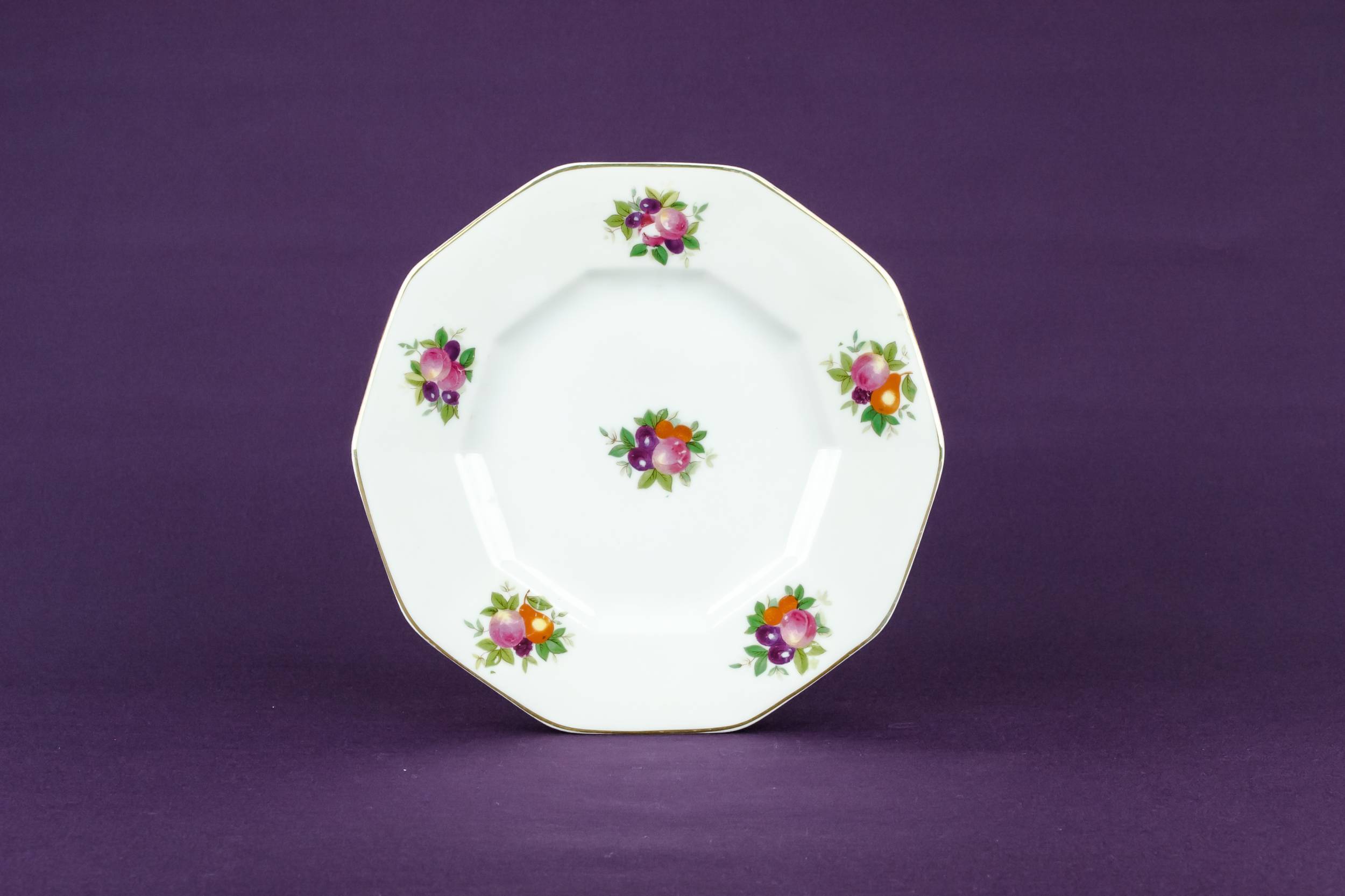 Charming Vintage Fruits — 6 small side plates