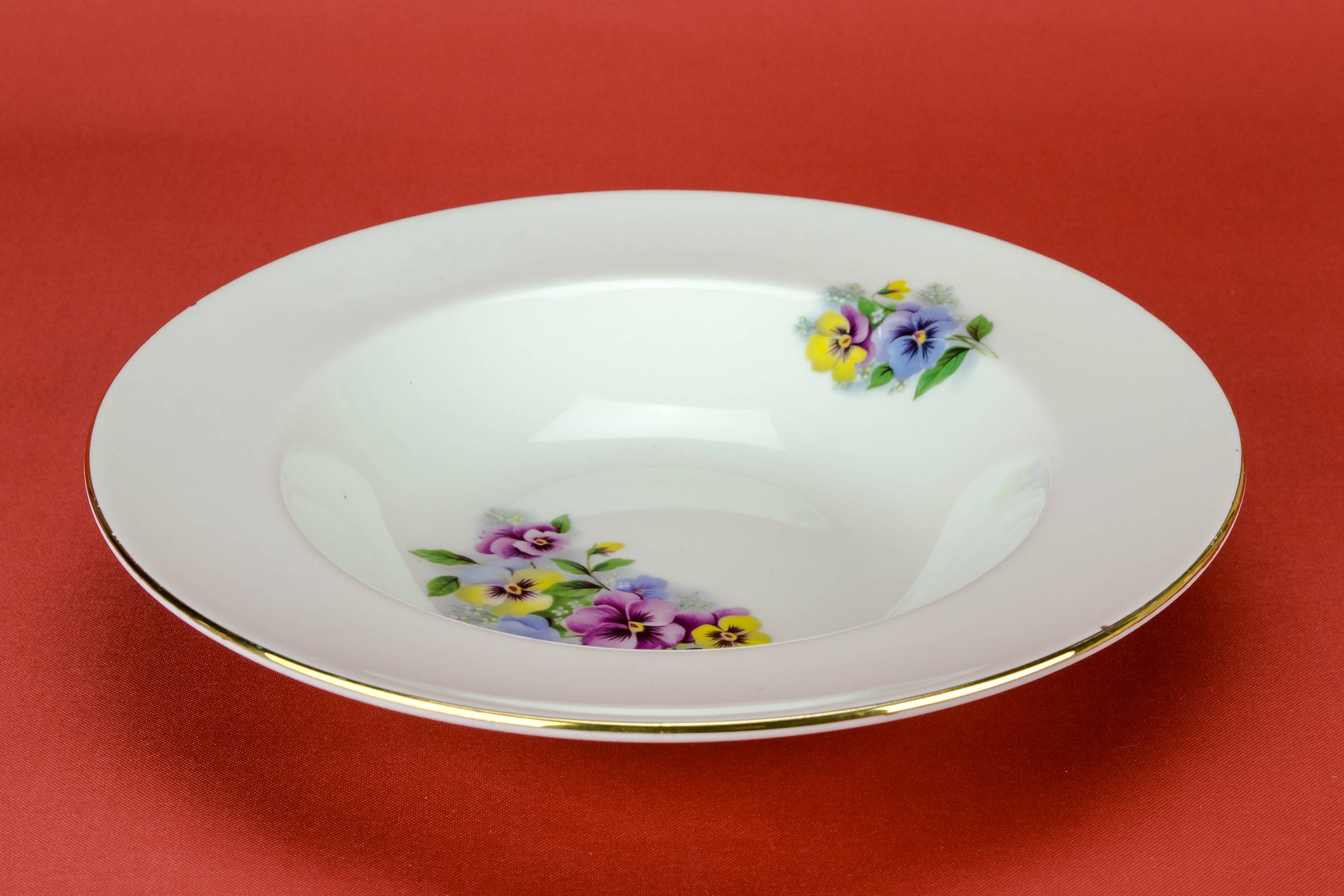 Elegant Retro Floral — 6 floral dinner plates 2