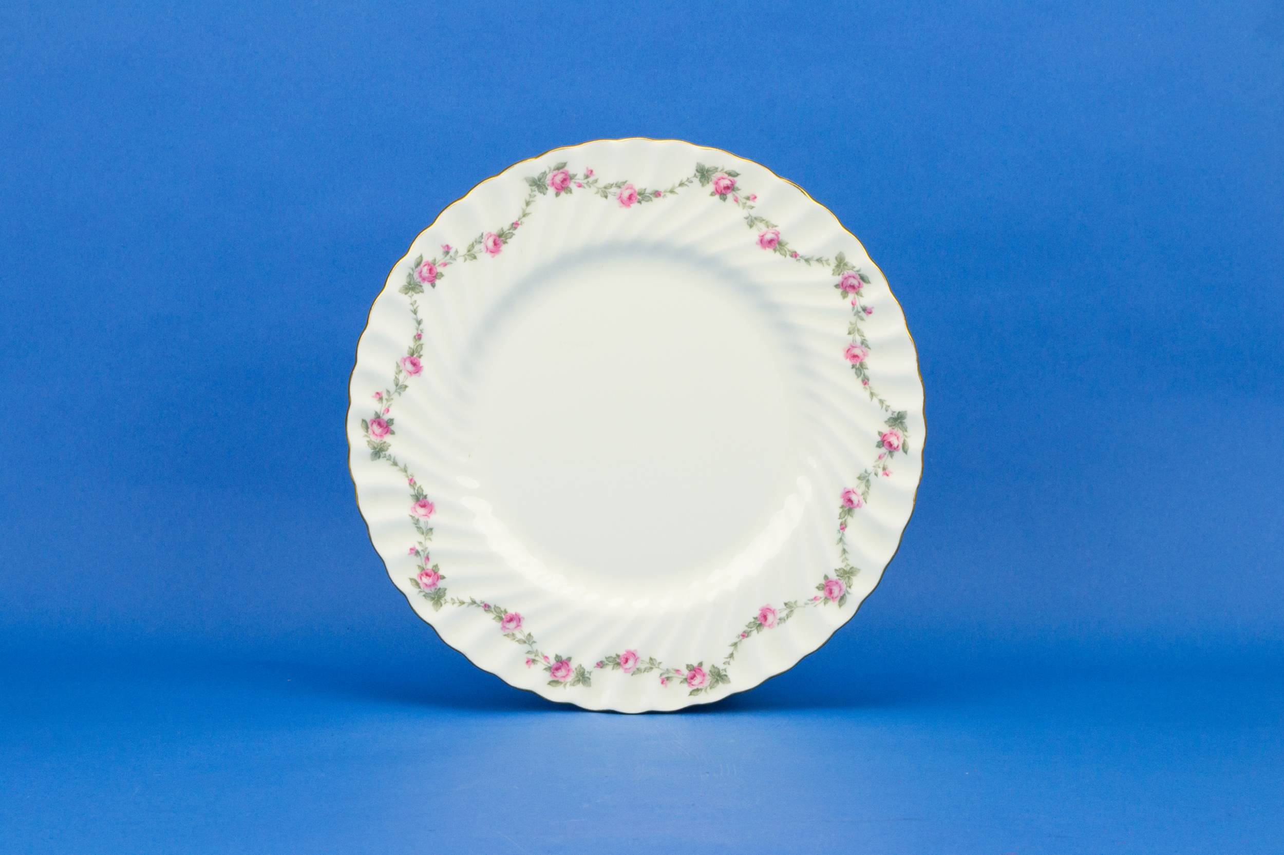 Traditional Porcelain Floral — Mintons pink cake plate