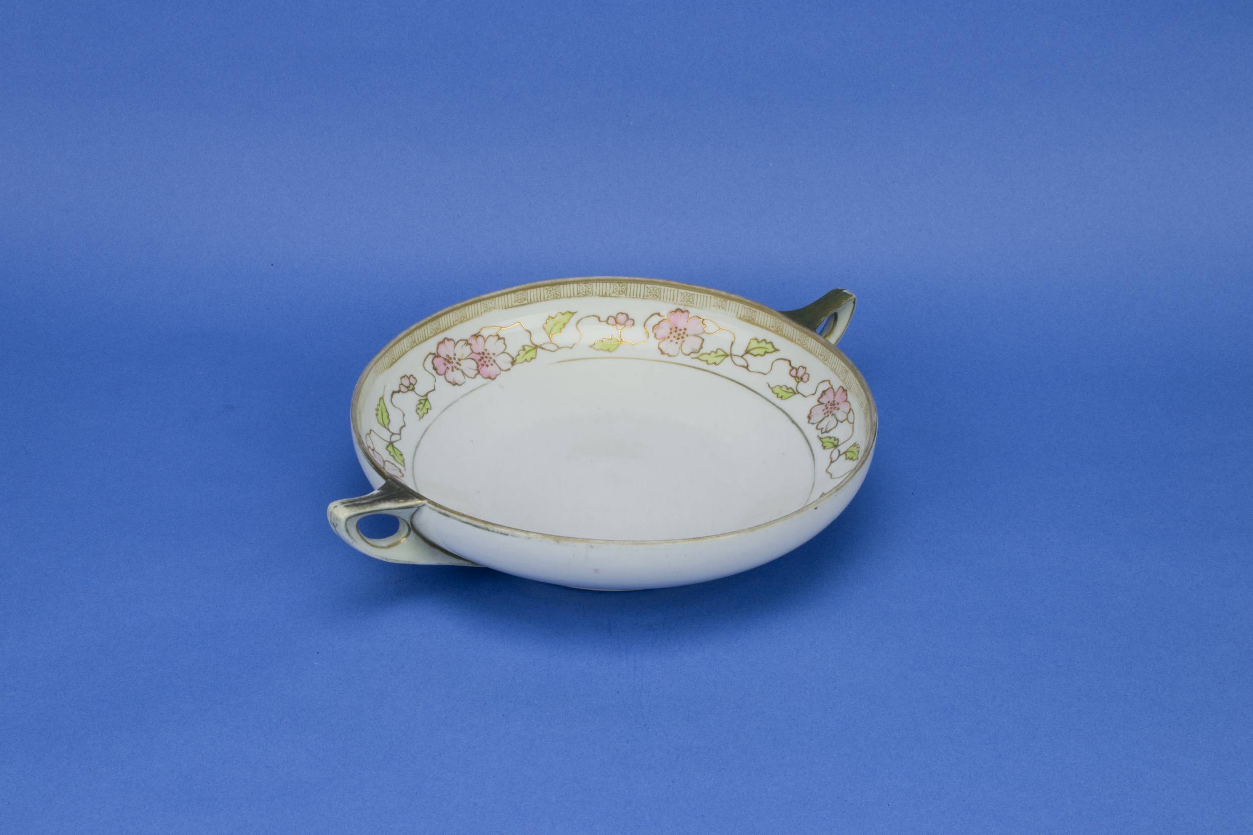 Porcelain Serving Bowl — Nippon pink serving bowl