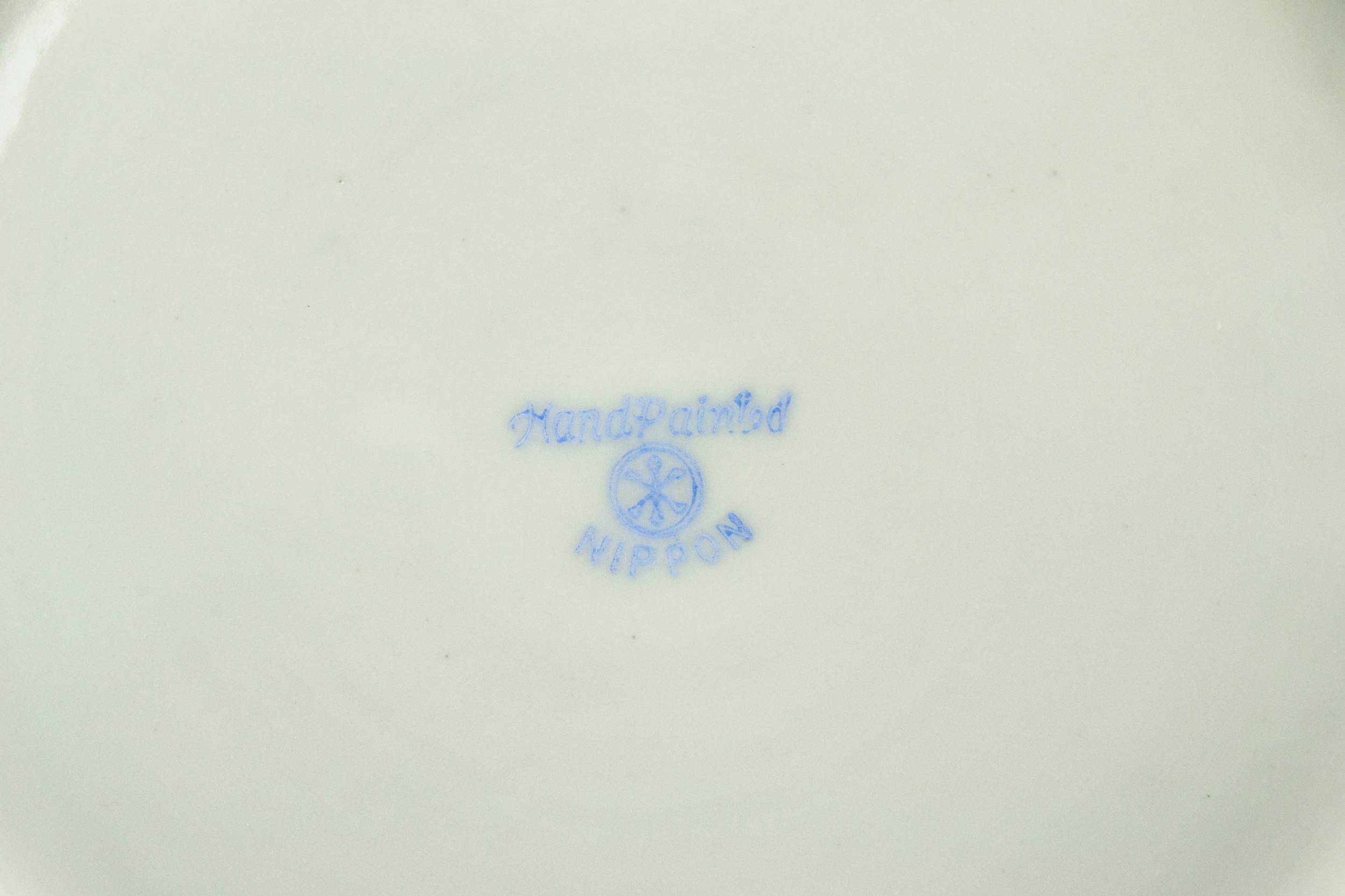 Porcelain Serving Bowl — Nippon pink serving bowl 4
