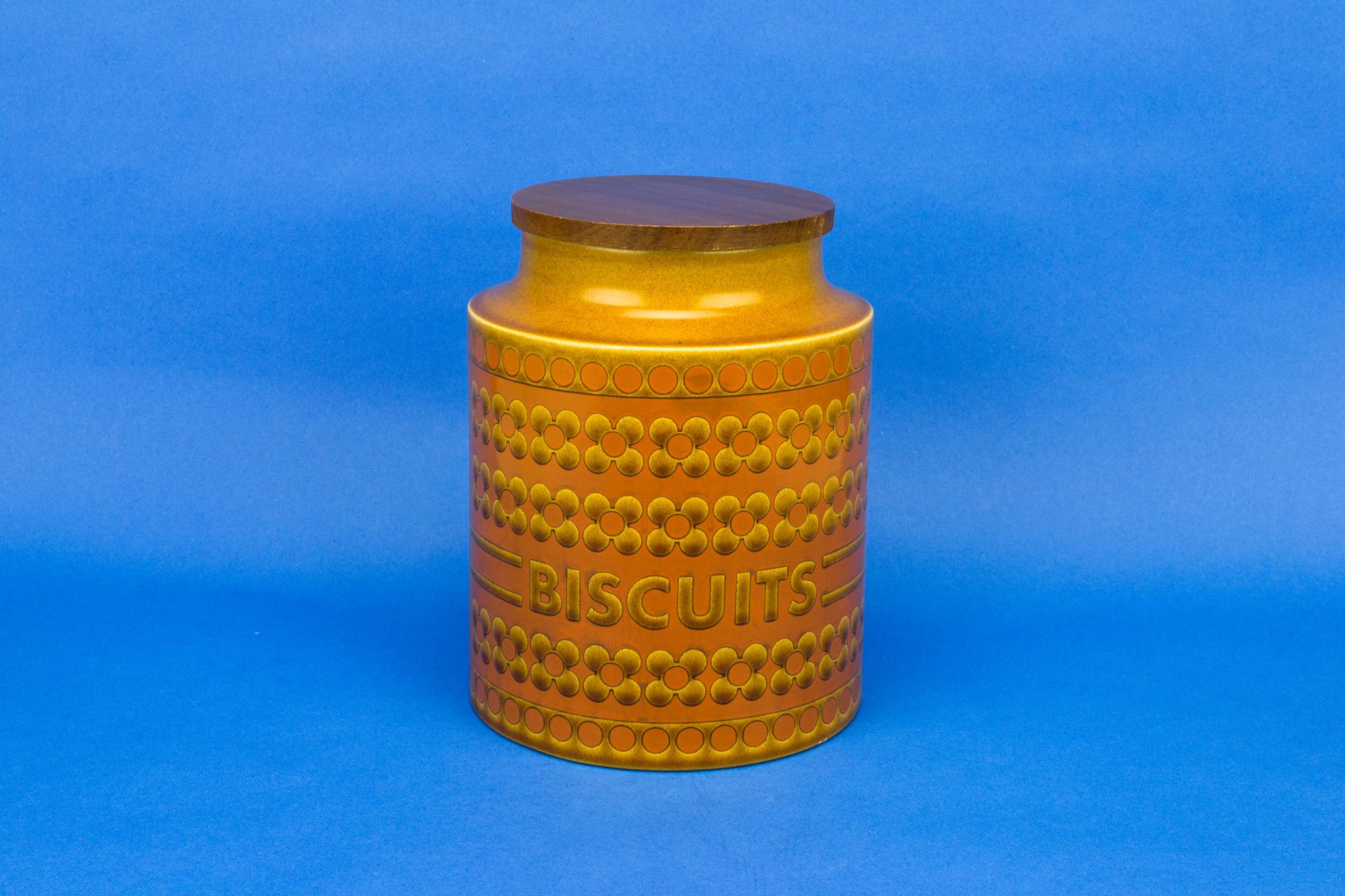 Modernist Ceramic Saffron — Large Hornsea kitchen jar