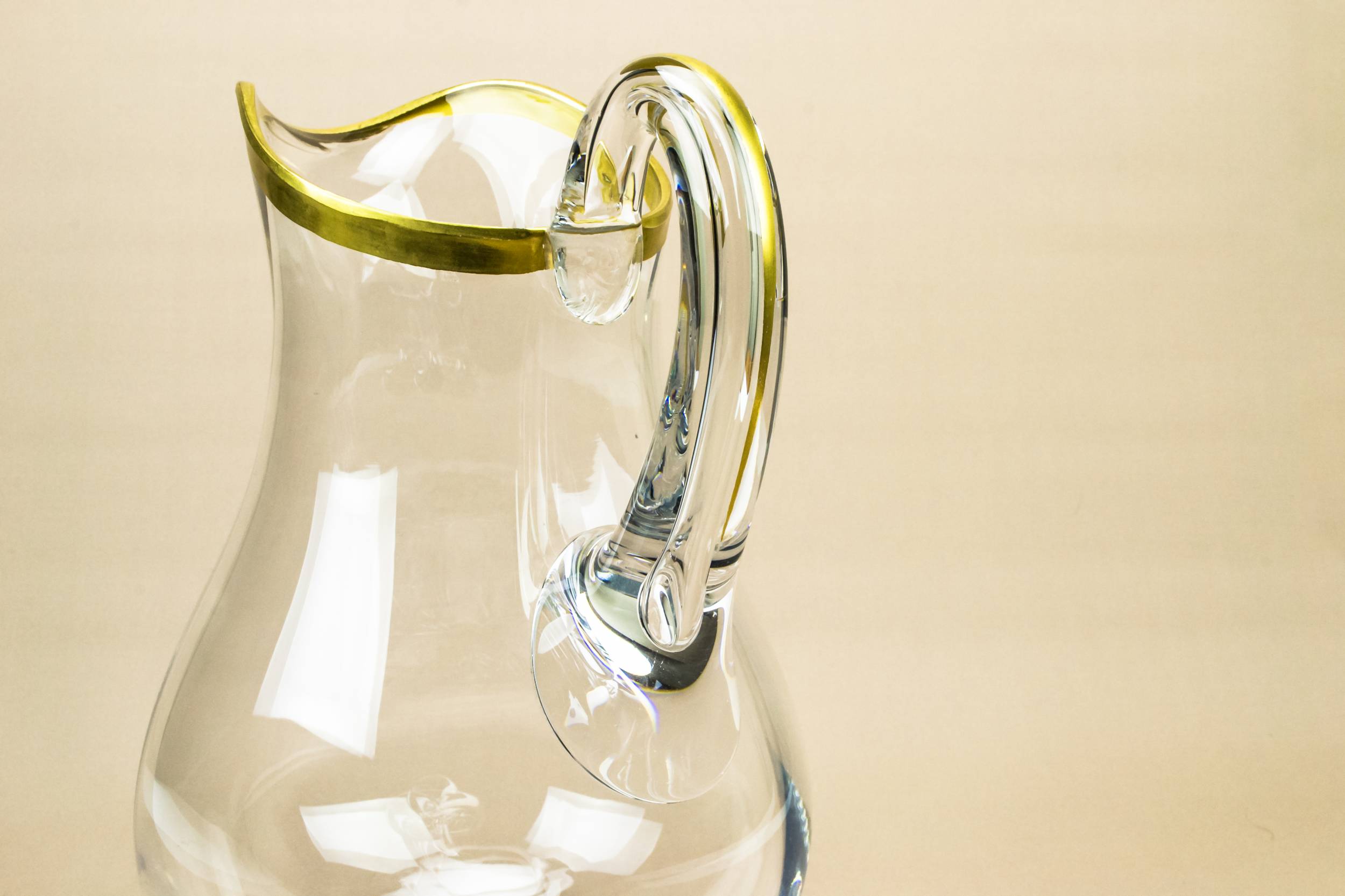 Spectacular Antique Webb — Massive glass flower jug 1