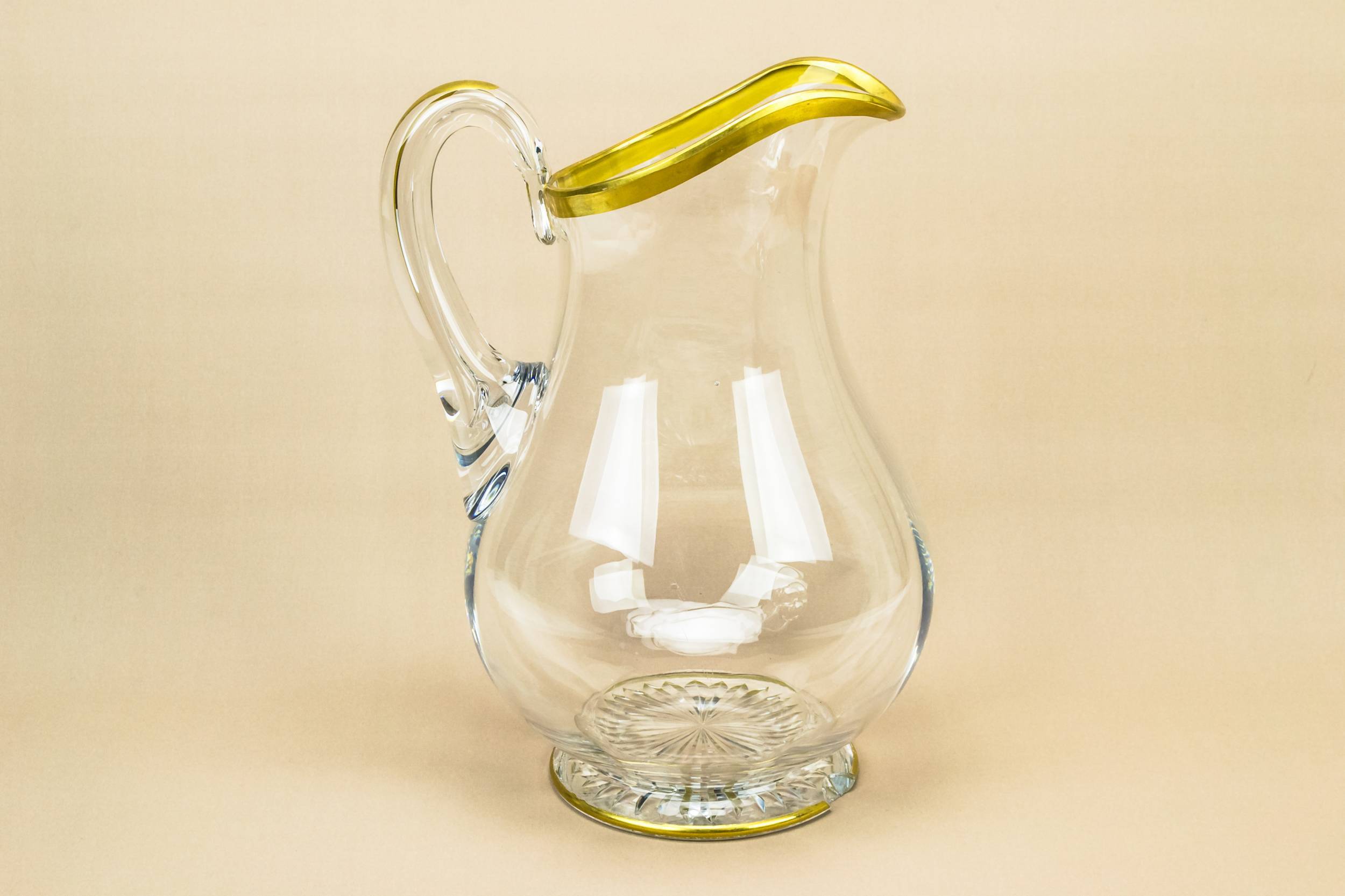 Spectacular Antique Webb — Massive glass flower jug