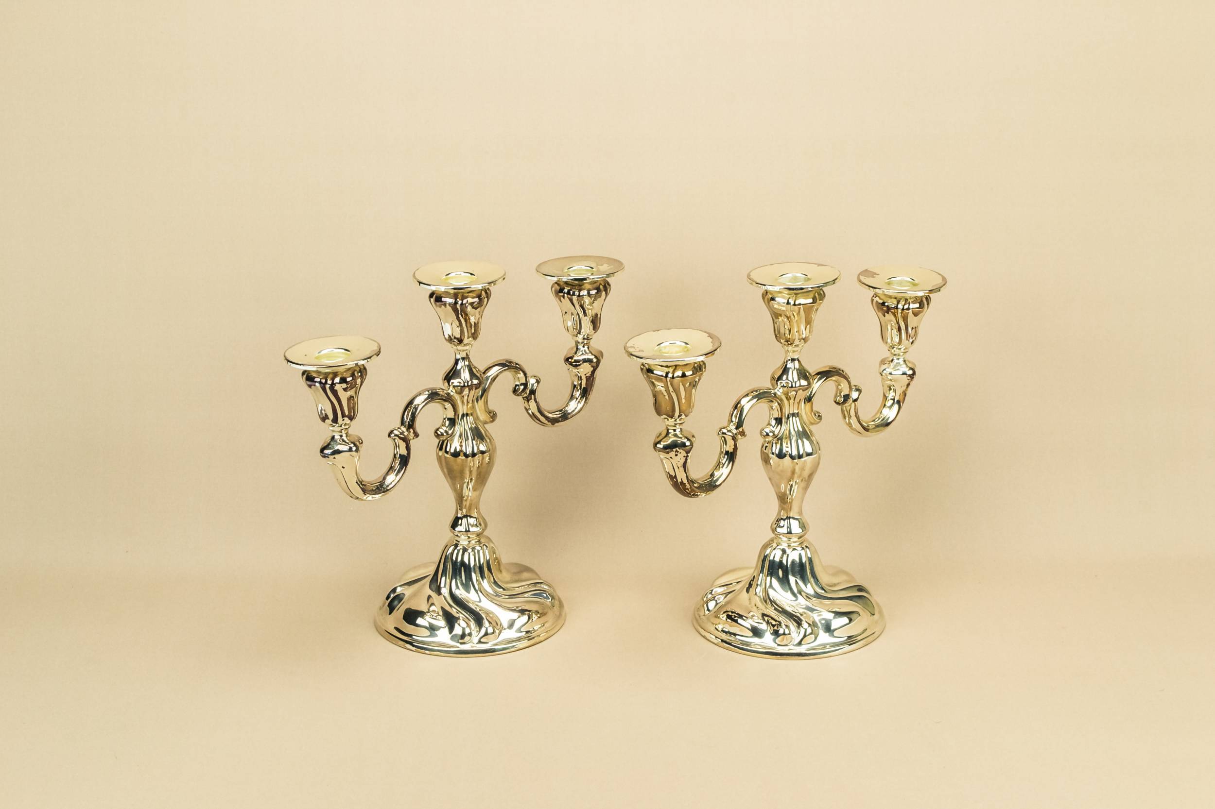 Art Nouveau Vintage — 2 WMF silver candelabras