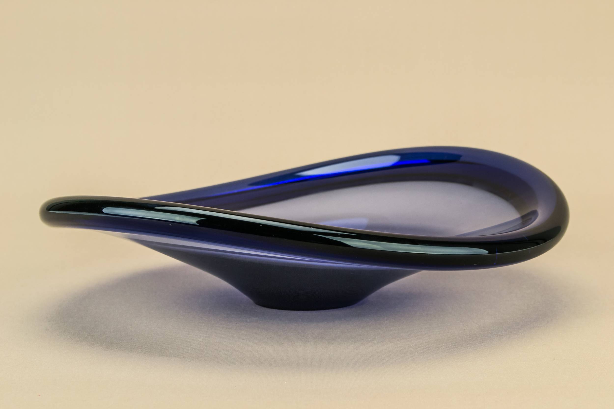 Sapphire Blue Glass — Sapphire blue glass bowl 1