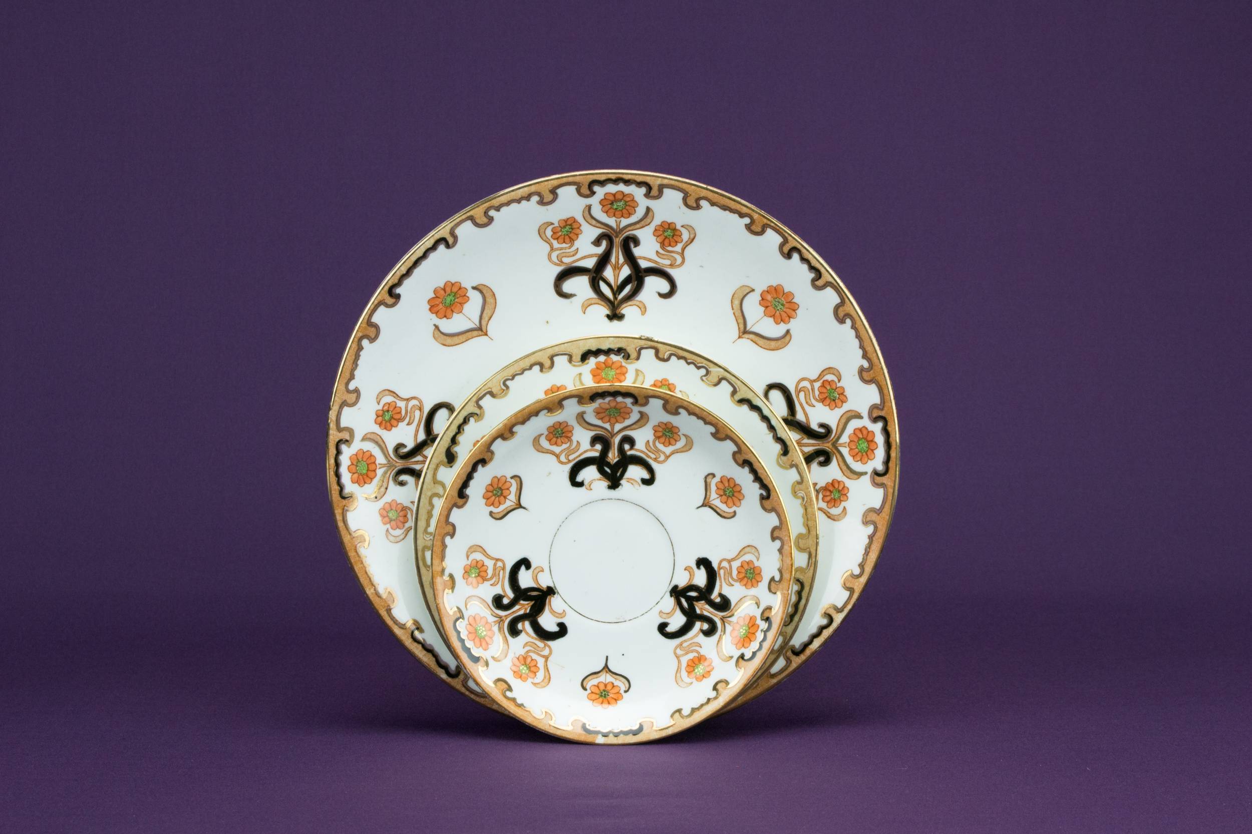 Tea Placements with — Aesthetic dessert set for 4