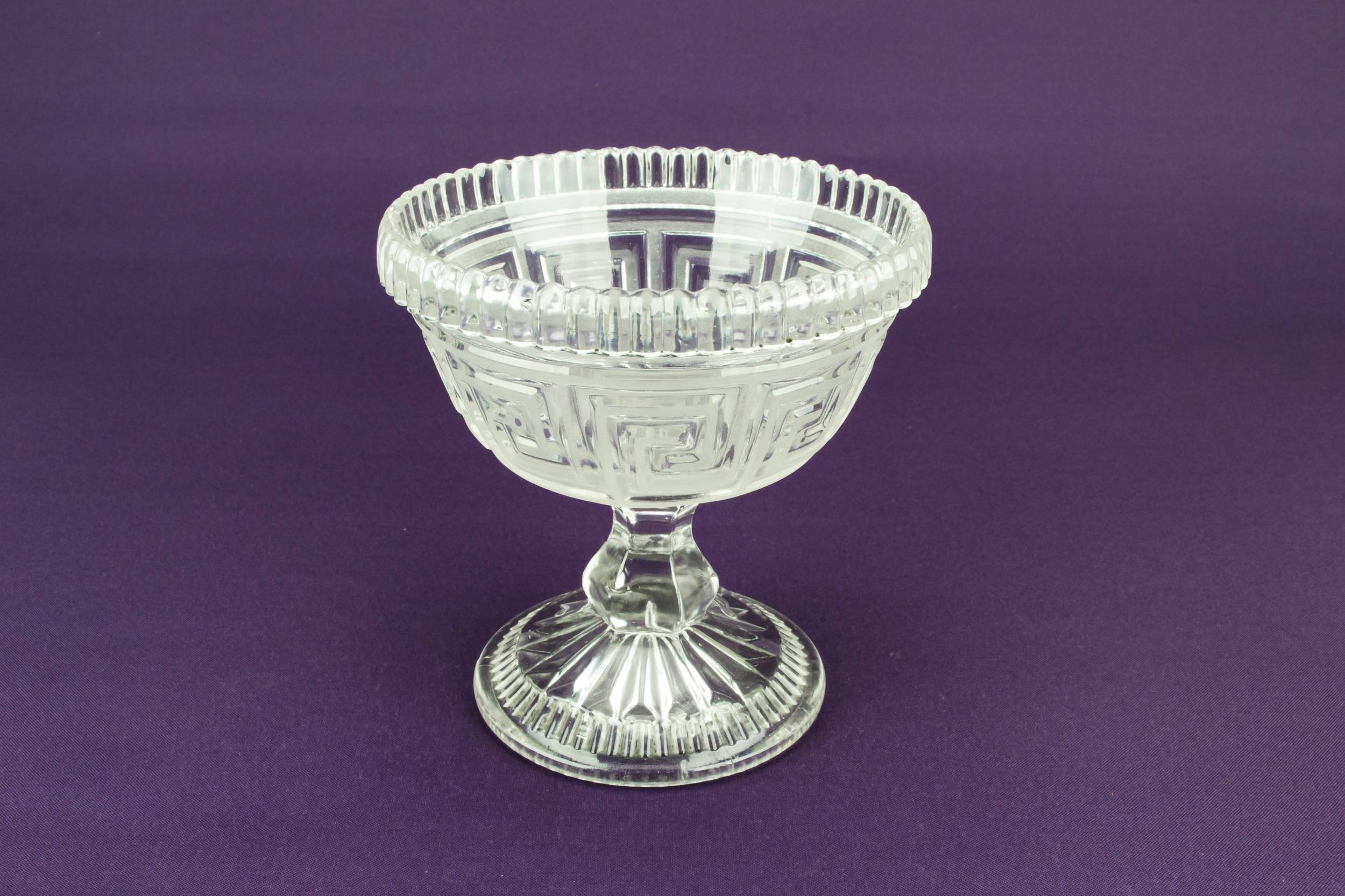 Neo-classical Glass 5.3'' — Frosted glass serving bowl