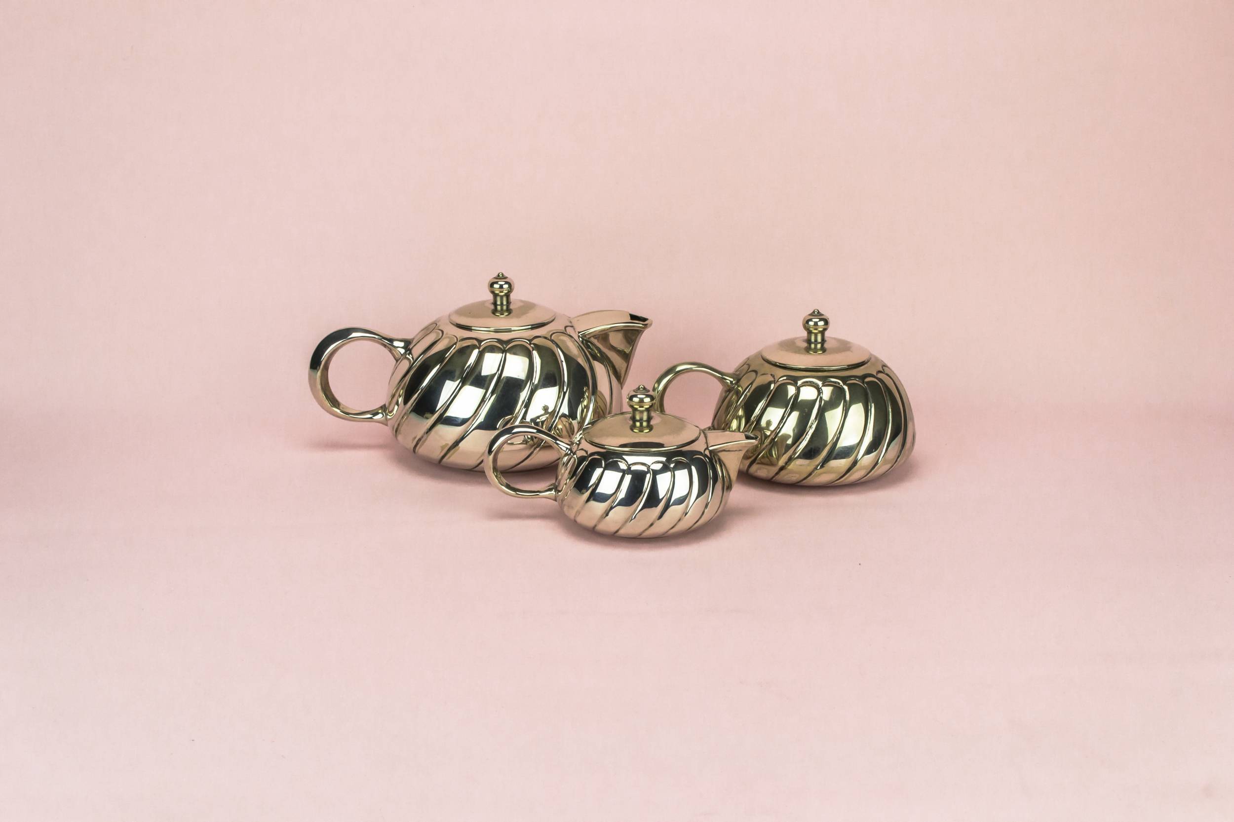 Arts Crafts Antique — Silver plated coffee set