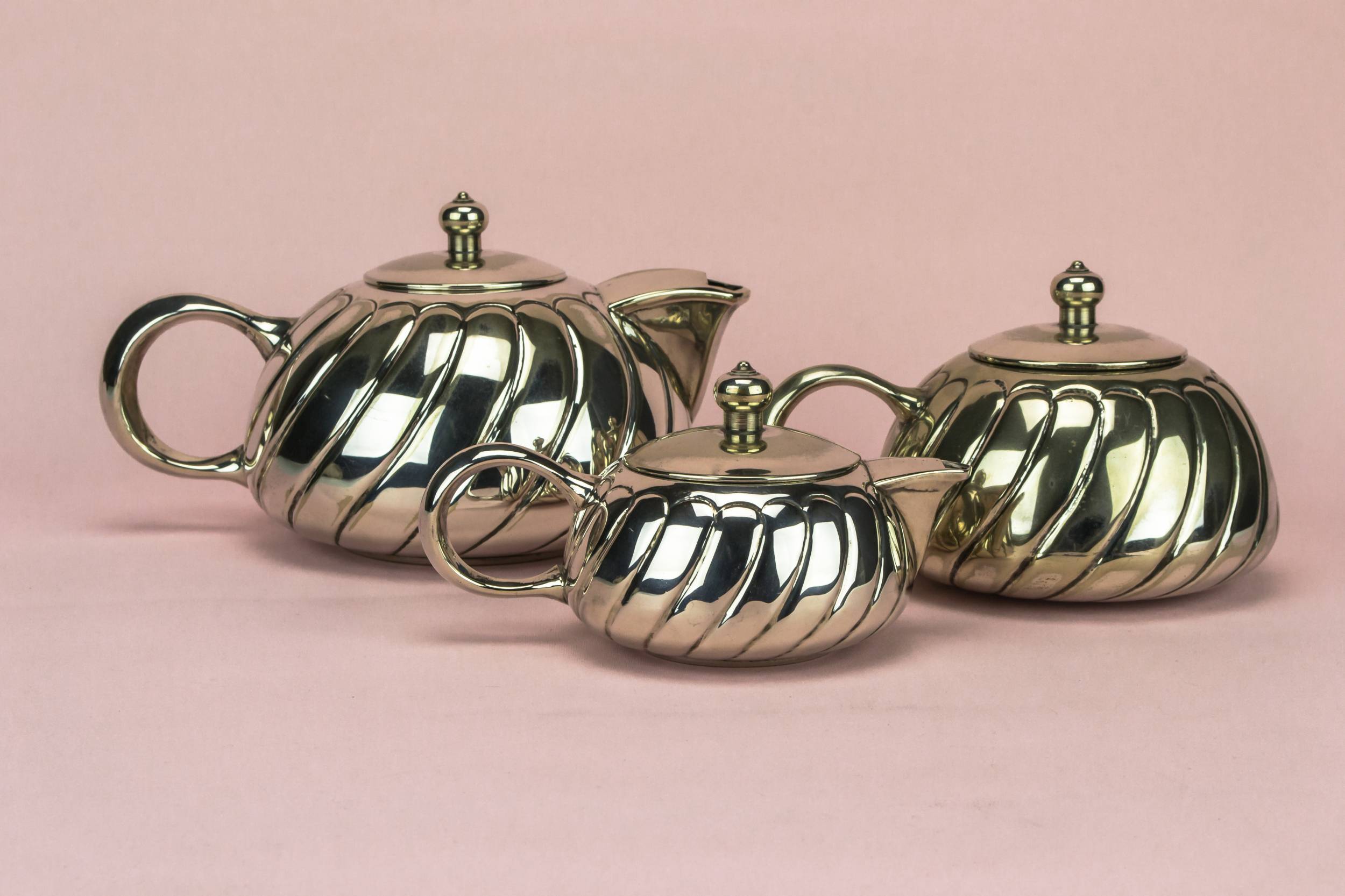 Arts Crafts Antique — Silver plated coffee set 1