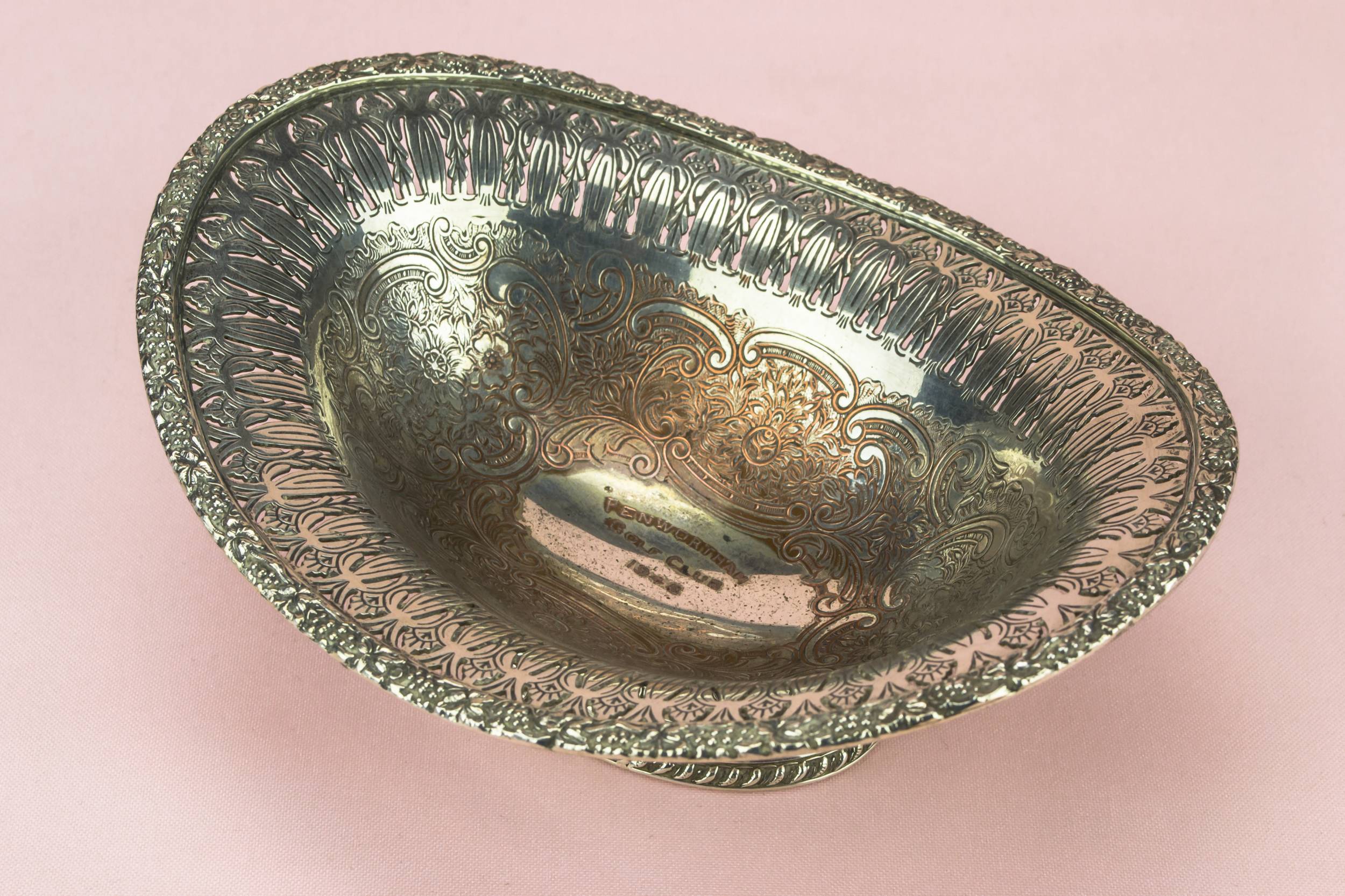 Shabby Chic Neo-classical — Shabby chic golf bowl 2