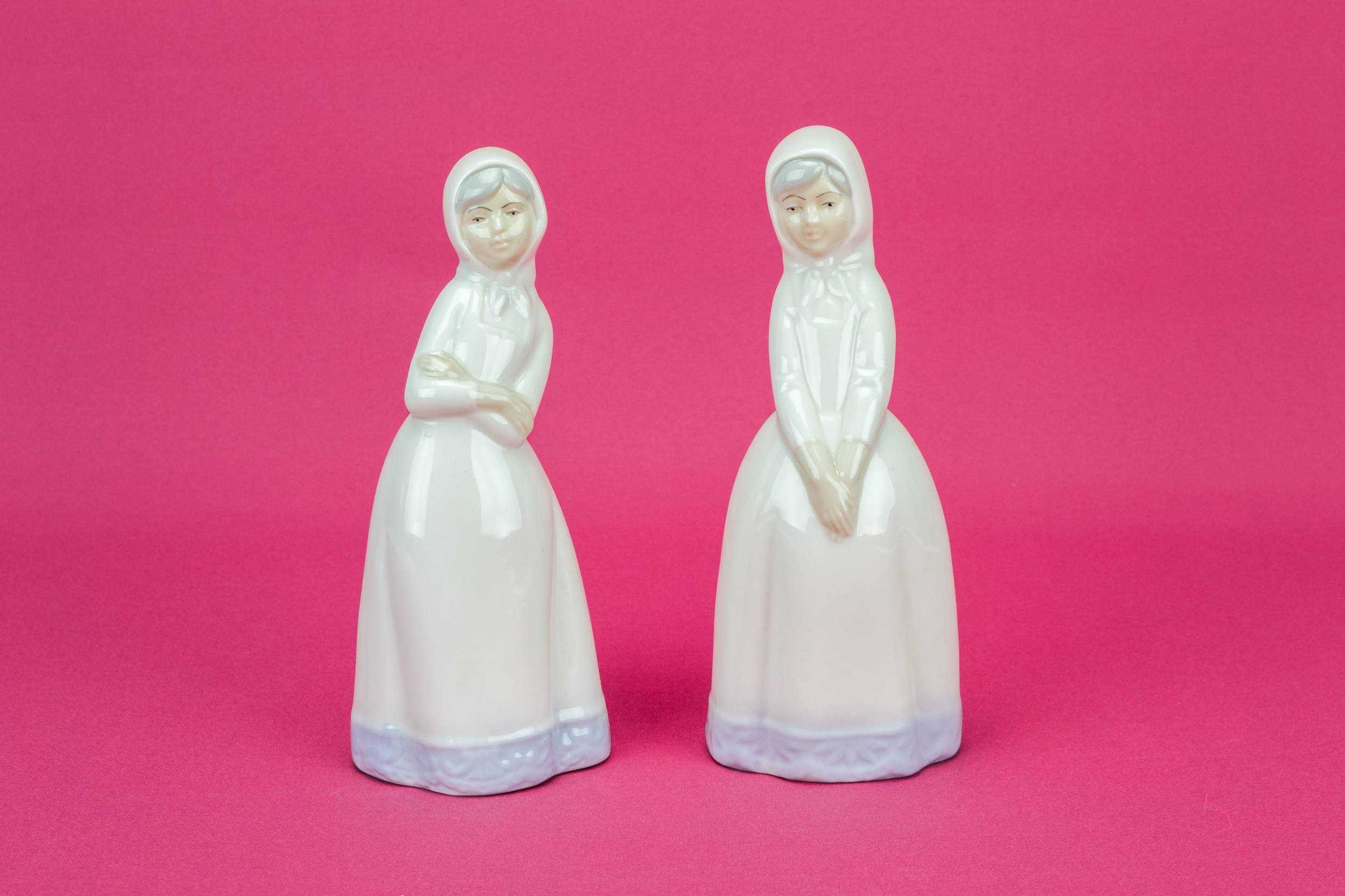 Charming Porcelain Porcelanas — 2 porcelain girl figures