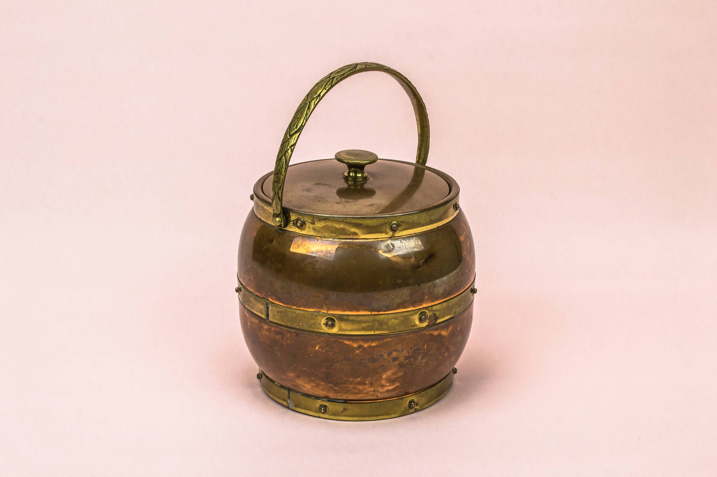 Cocktail Ice Bucket — Rustic copper ice bucket