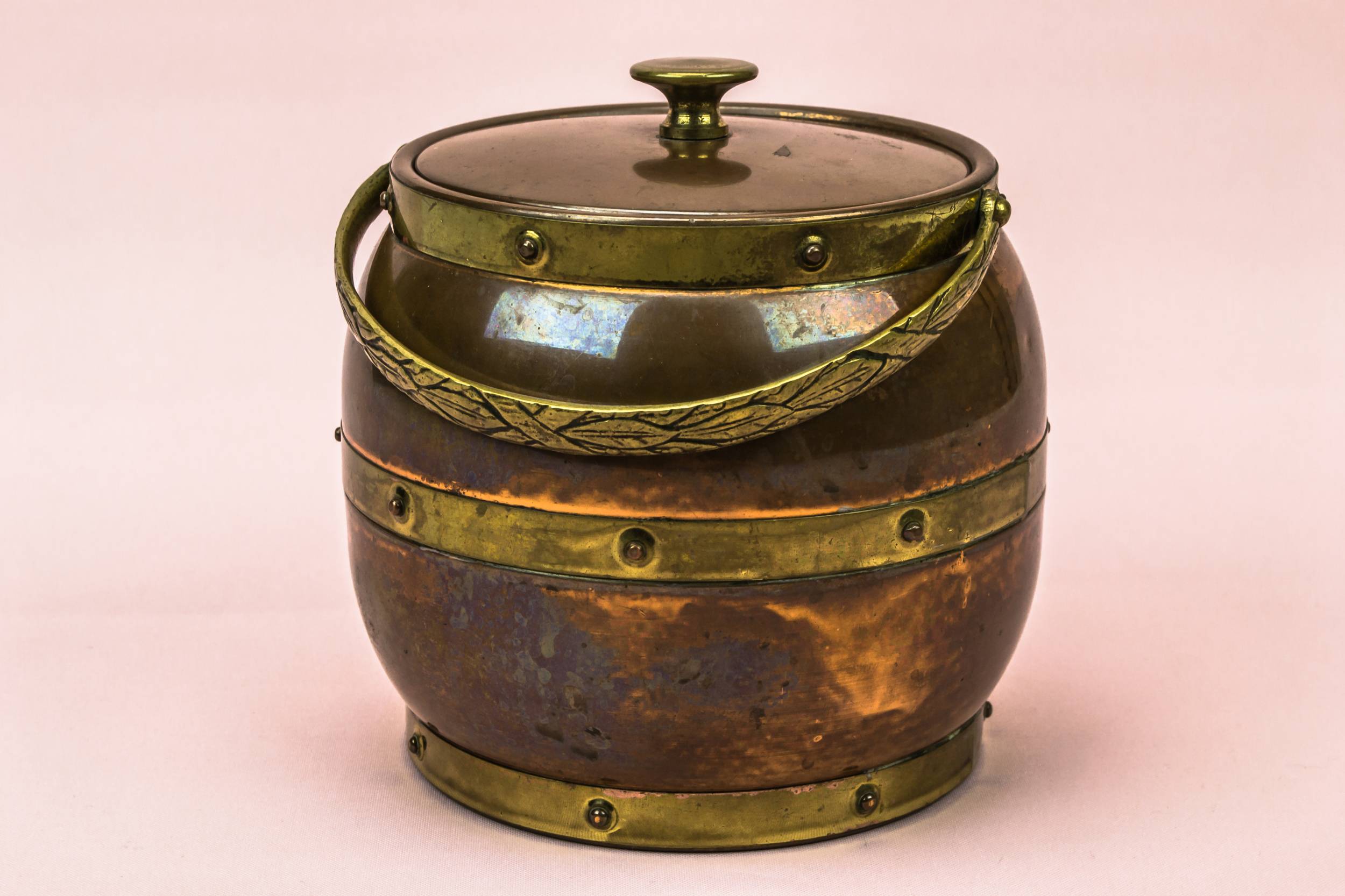 Cocktail Ice Bucket — Rustic copper ice bucket 1