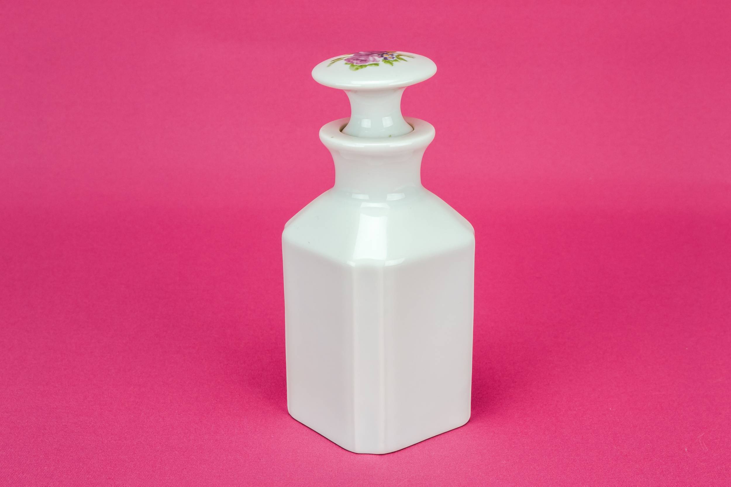 Porcelain Vintage Floral — Limoges oil bottle 2