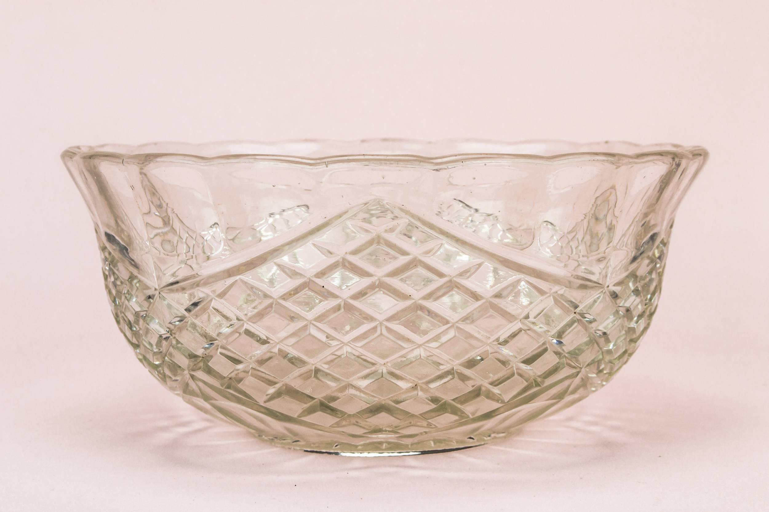 Heavy Retro Glass — Glass serving bowl 1