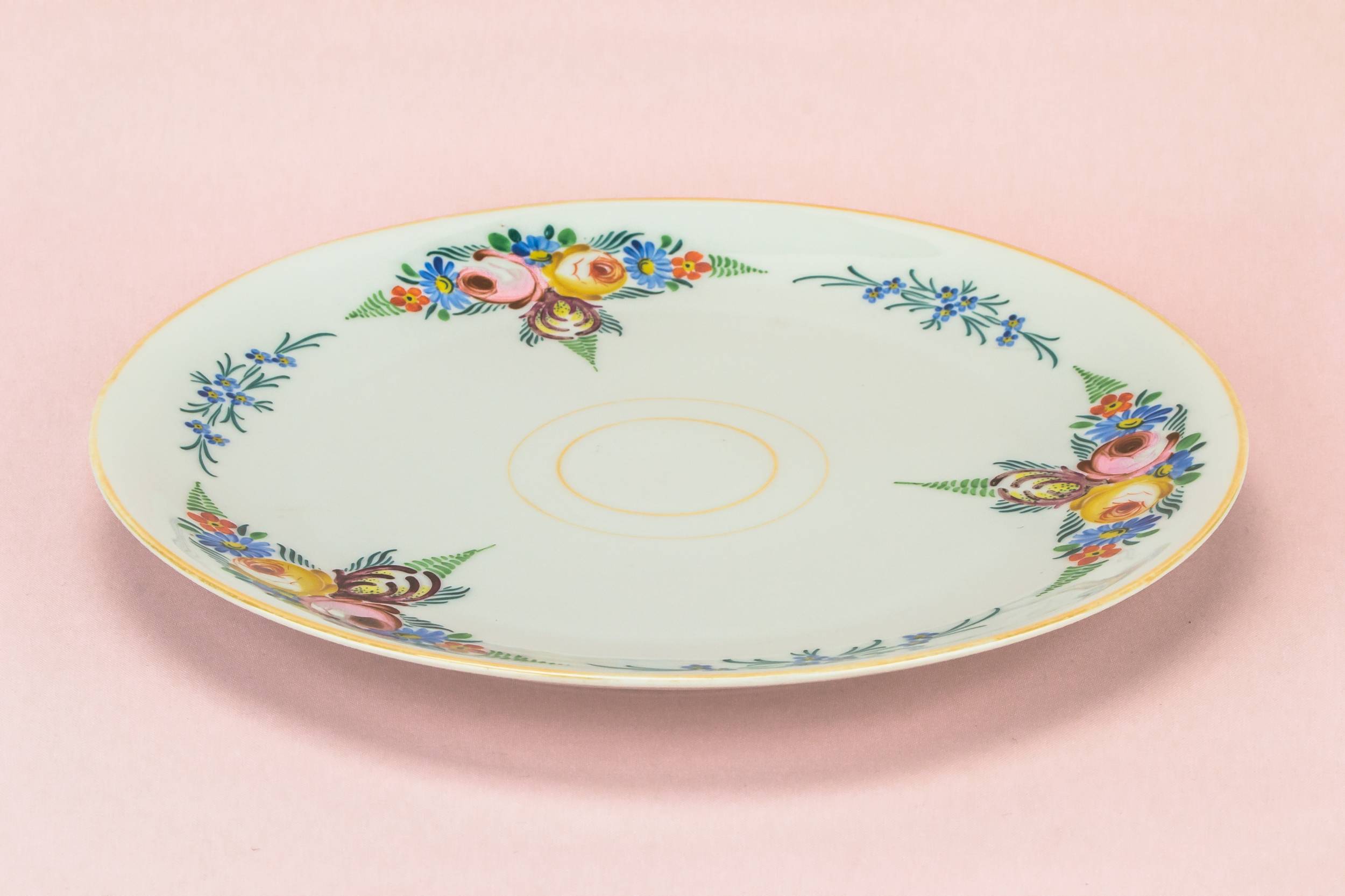 Art Deco Attractive — Large floral platter 1