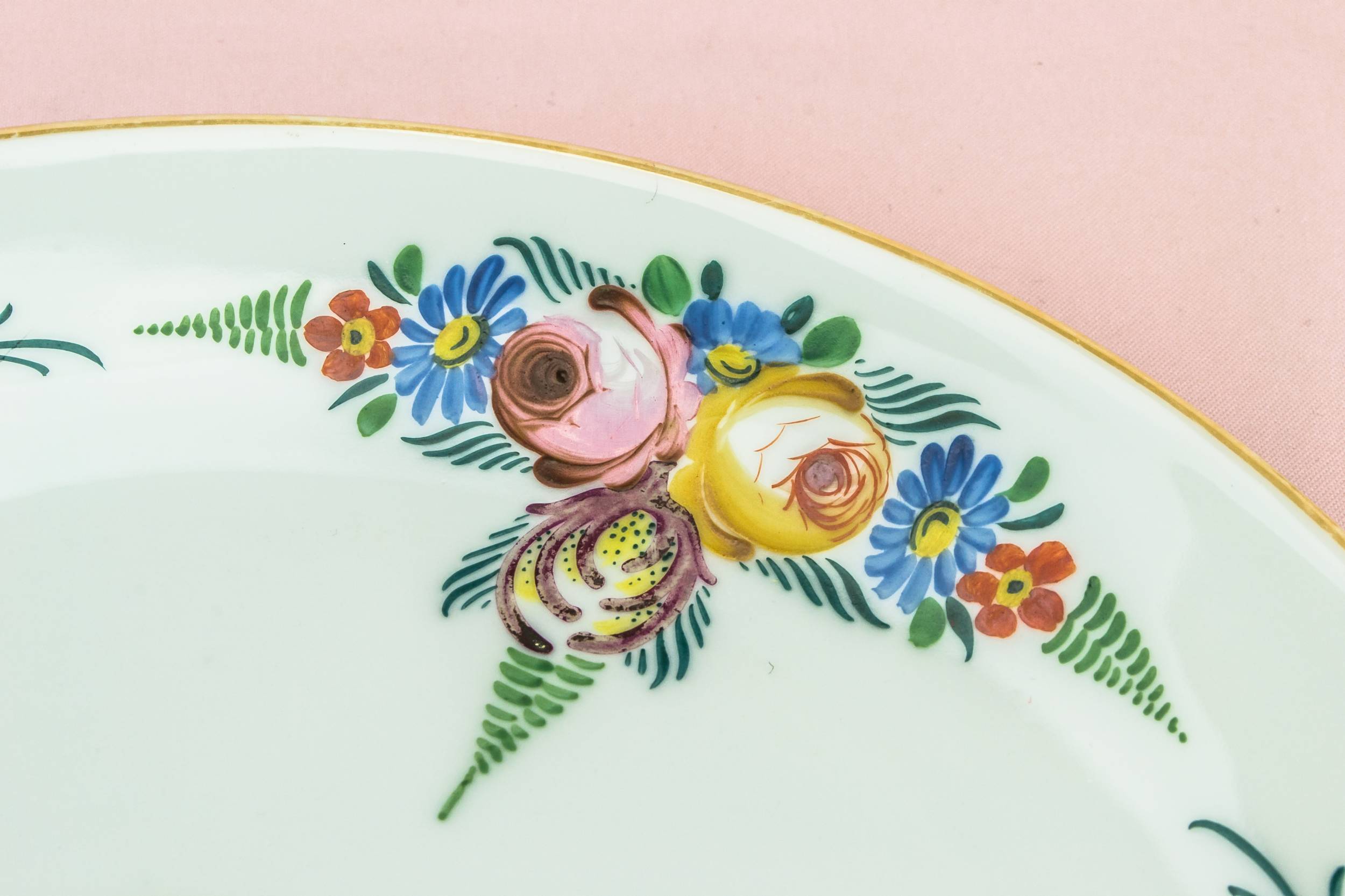 Art Deco Attractive — Large floral platter 2
