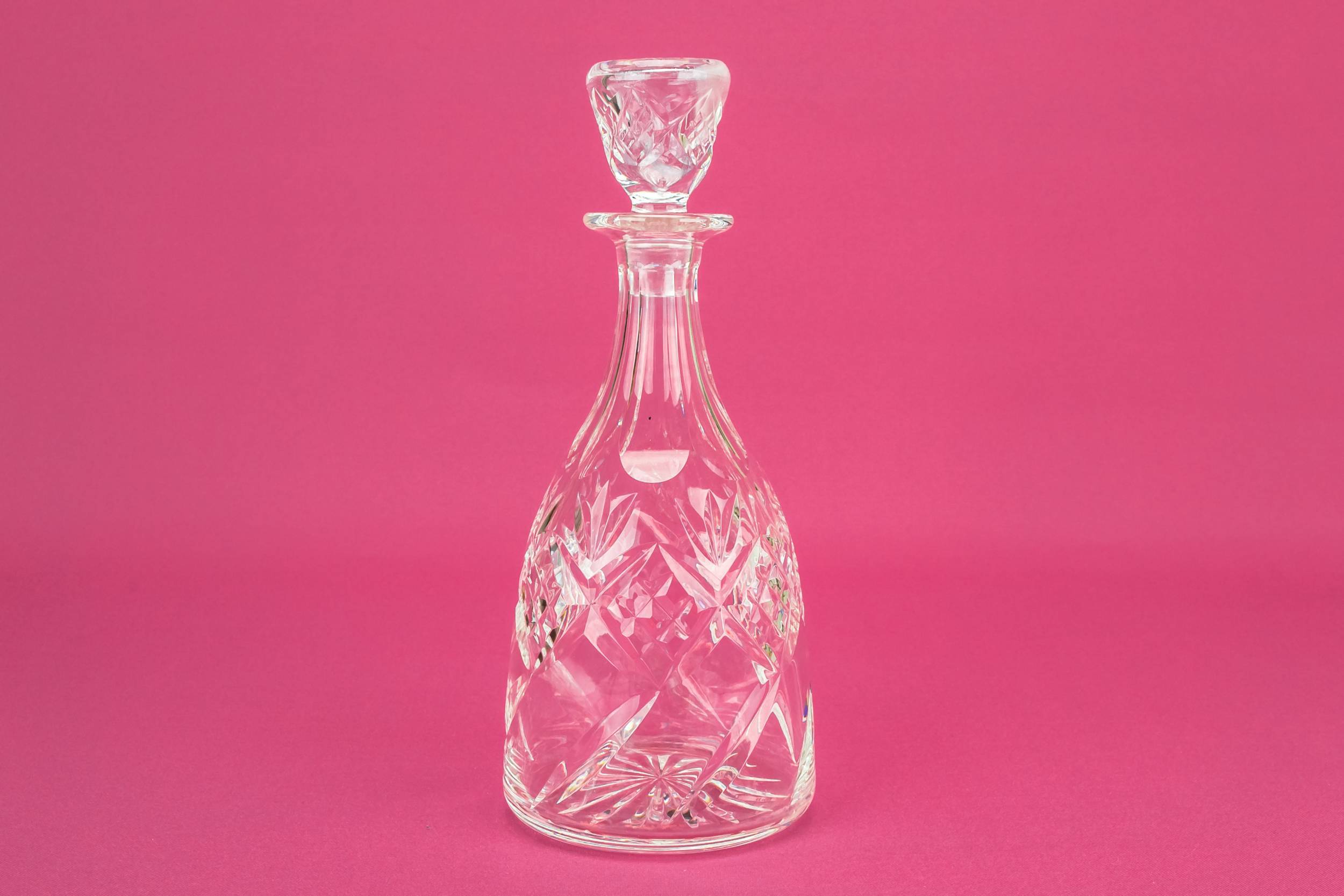 Classical Clear Port — Webb Corbett whisky decanter