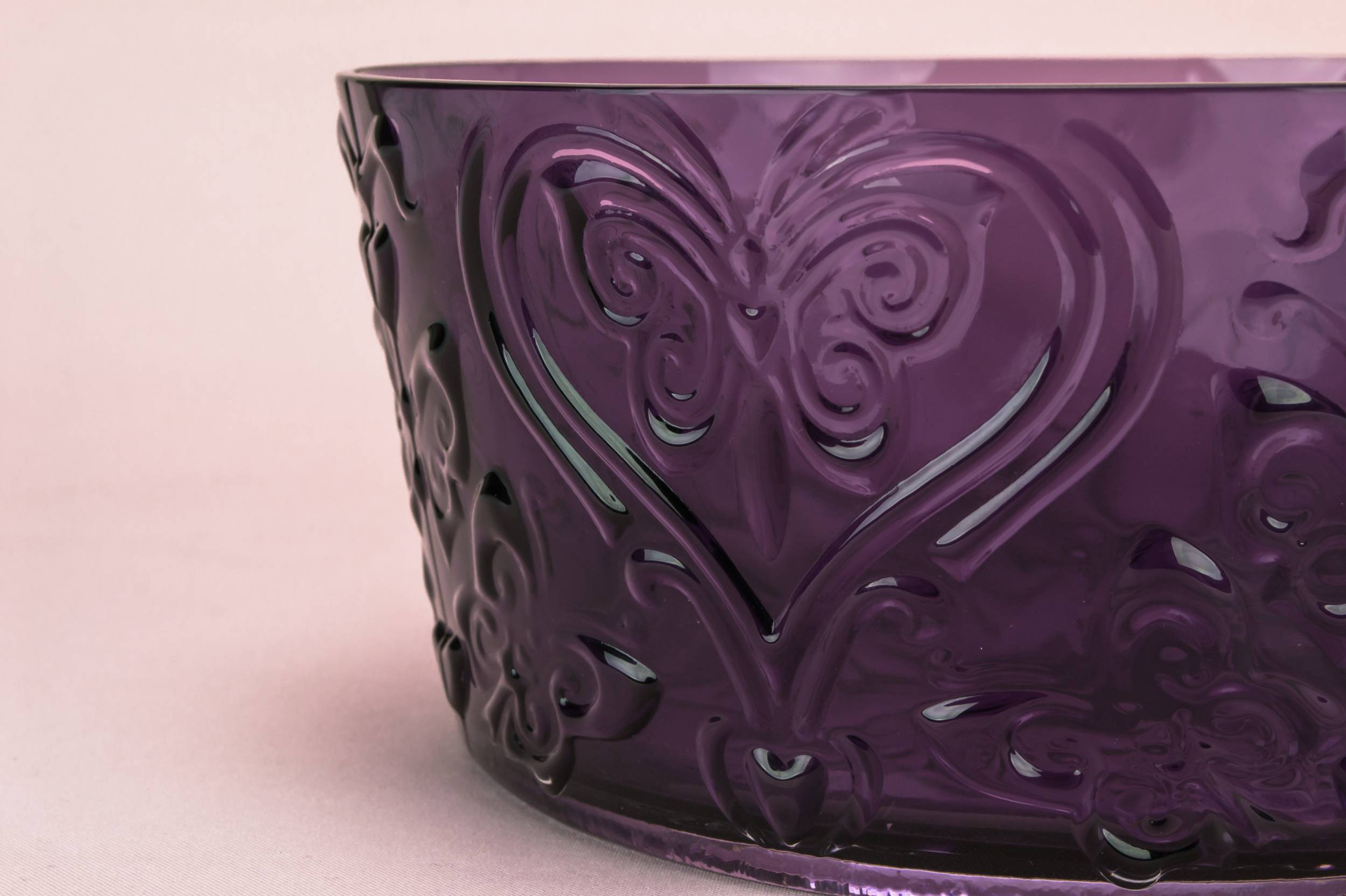 Vintage Retro Butterflies — Dartington purple salad bowl 2