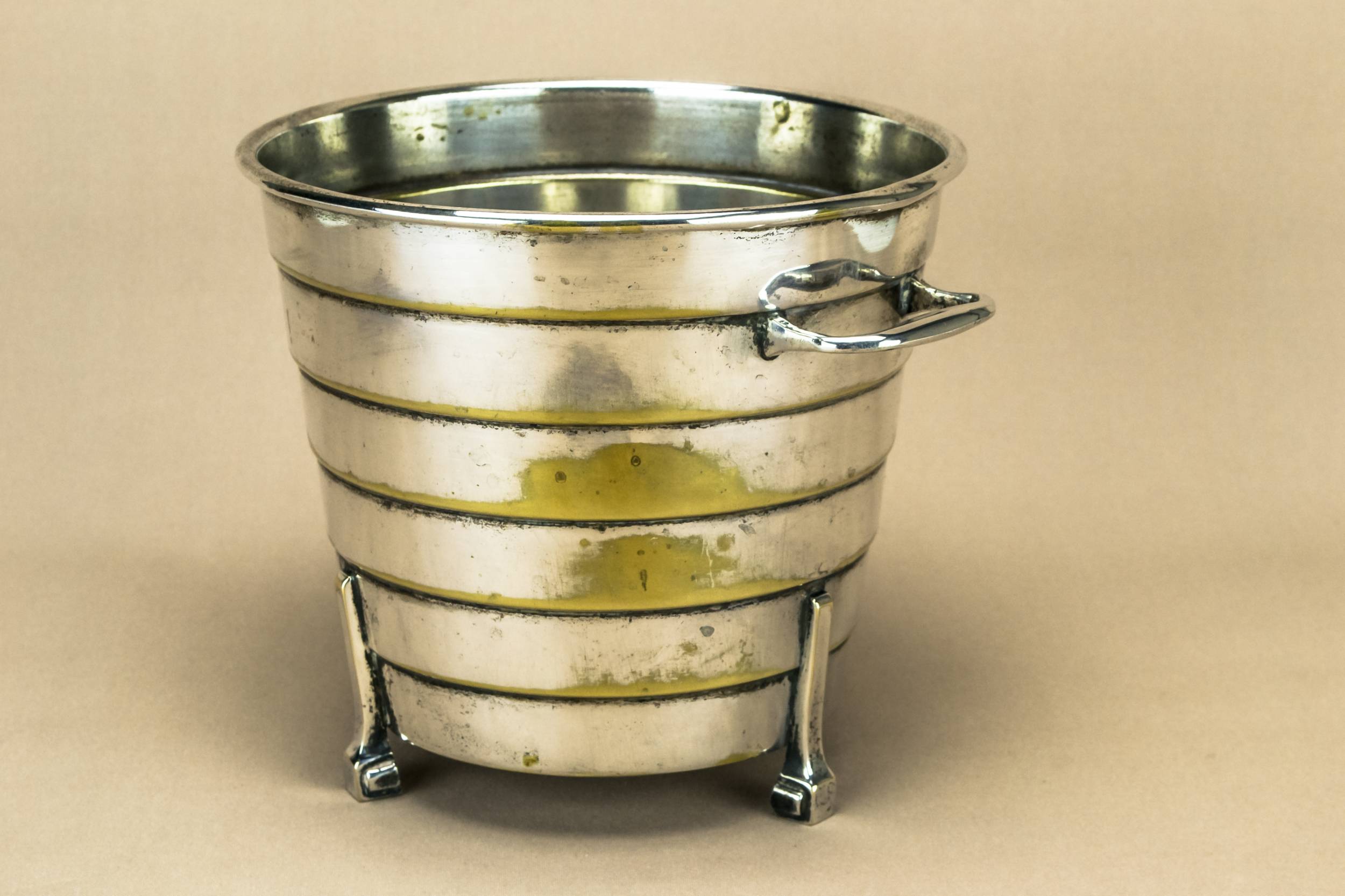 Silver Plated Art — Shabby chic champagne cooler 1
