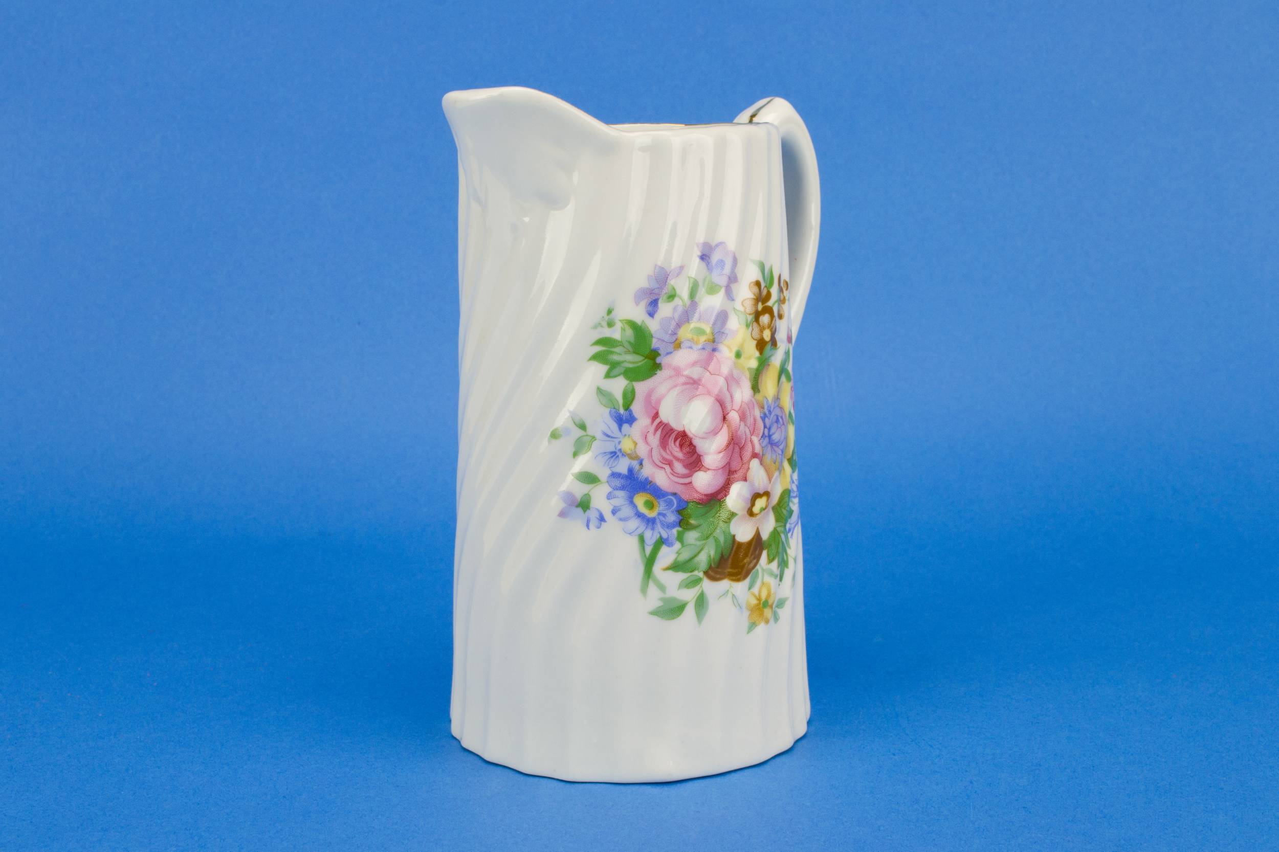 Porcelain Vintage Floral — Medium floral water jug 3