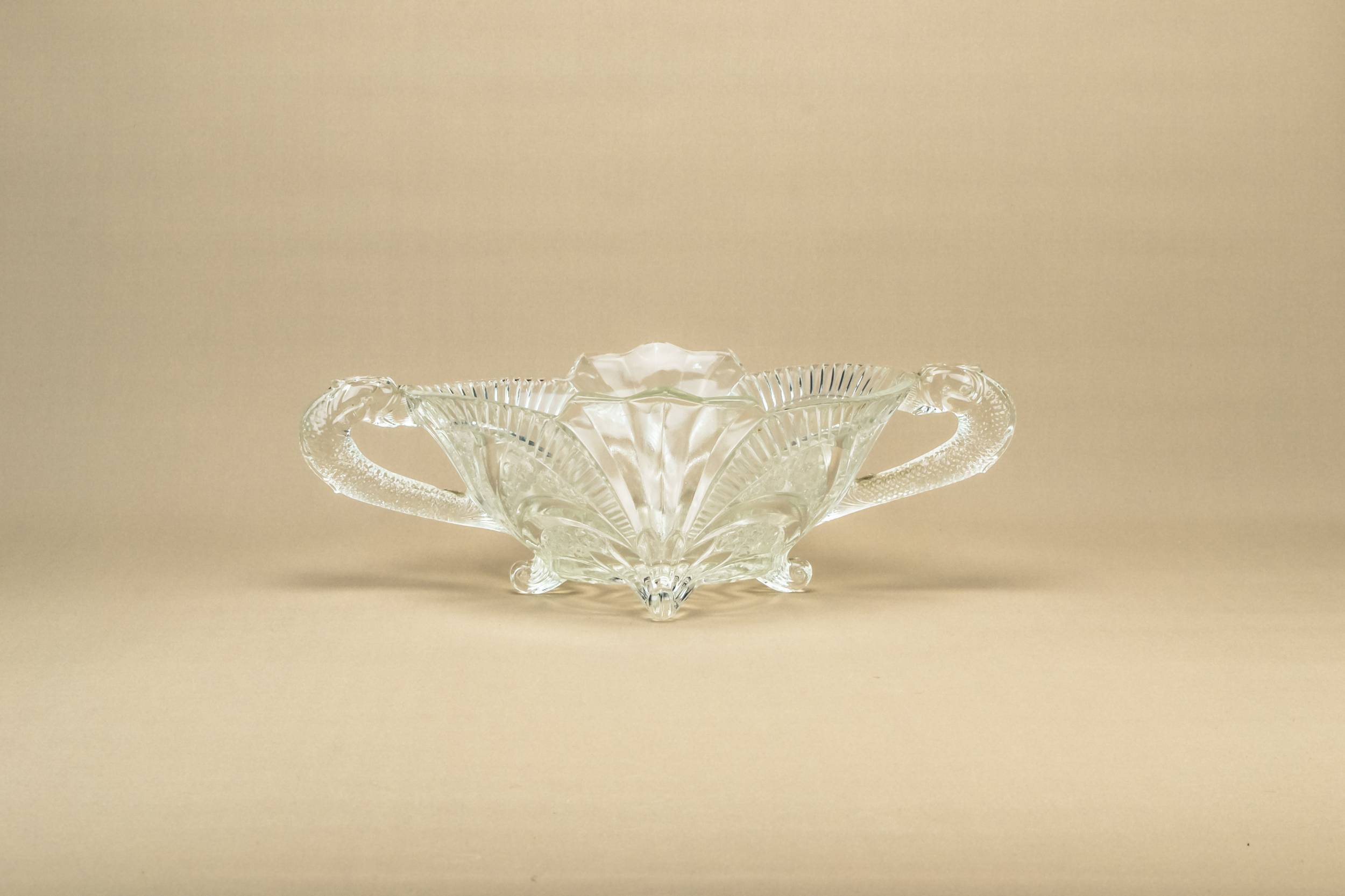Spectacular Art Deco — Large Art Deco glass bowl