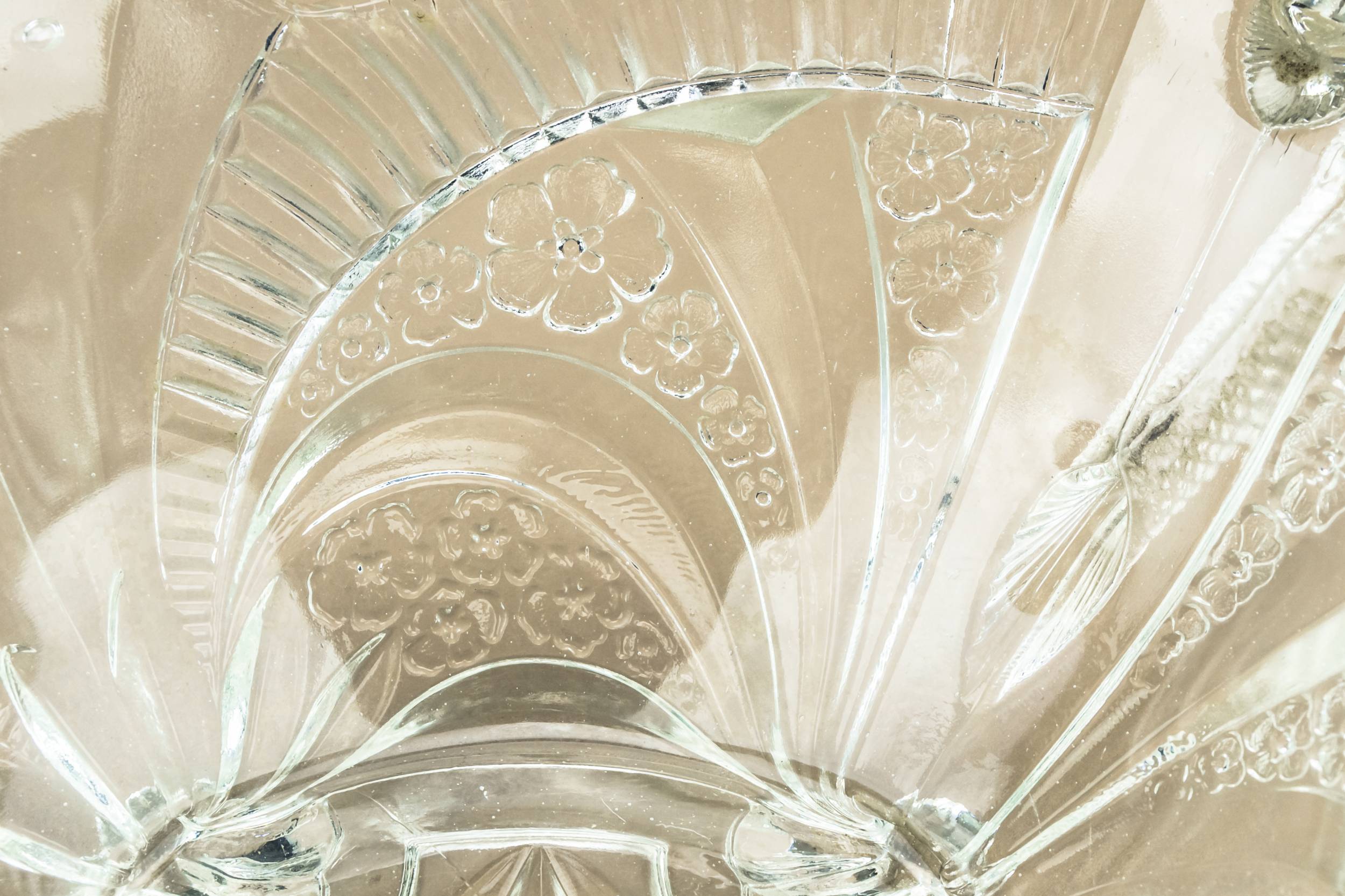 Spectacular Art Deco — Large Art Deco glass bowl 4