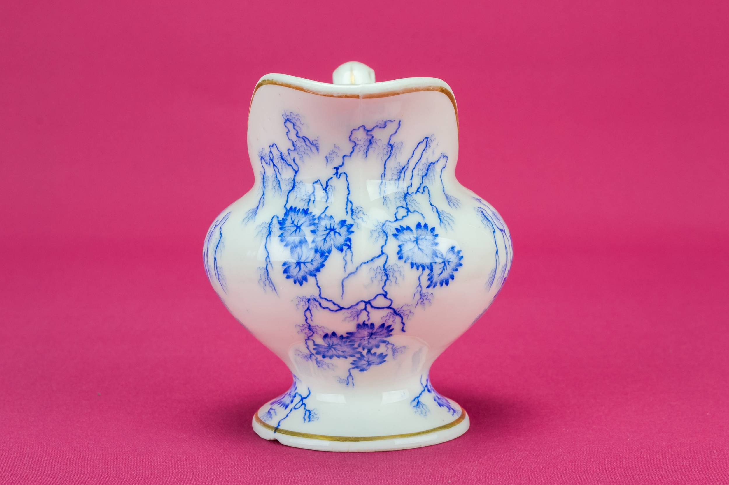 High Victorian Porcelain — Blue and white milk jug 2