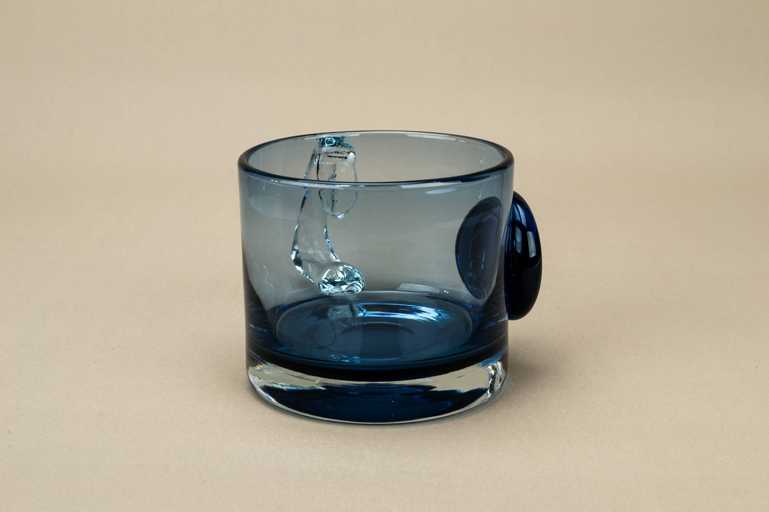 Post Modern Imposing — Blue glass beer tankard 1