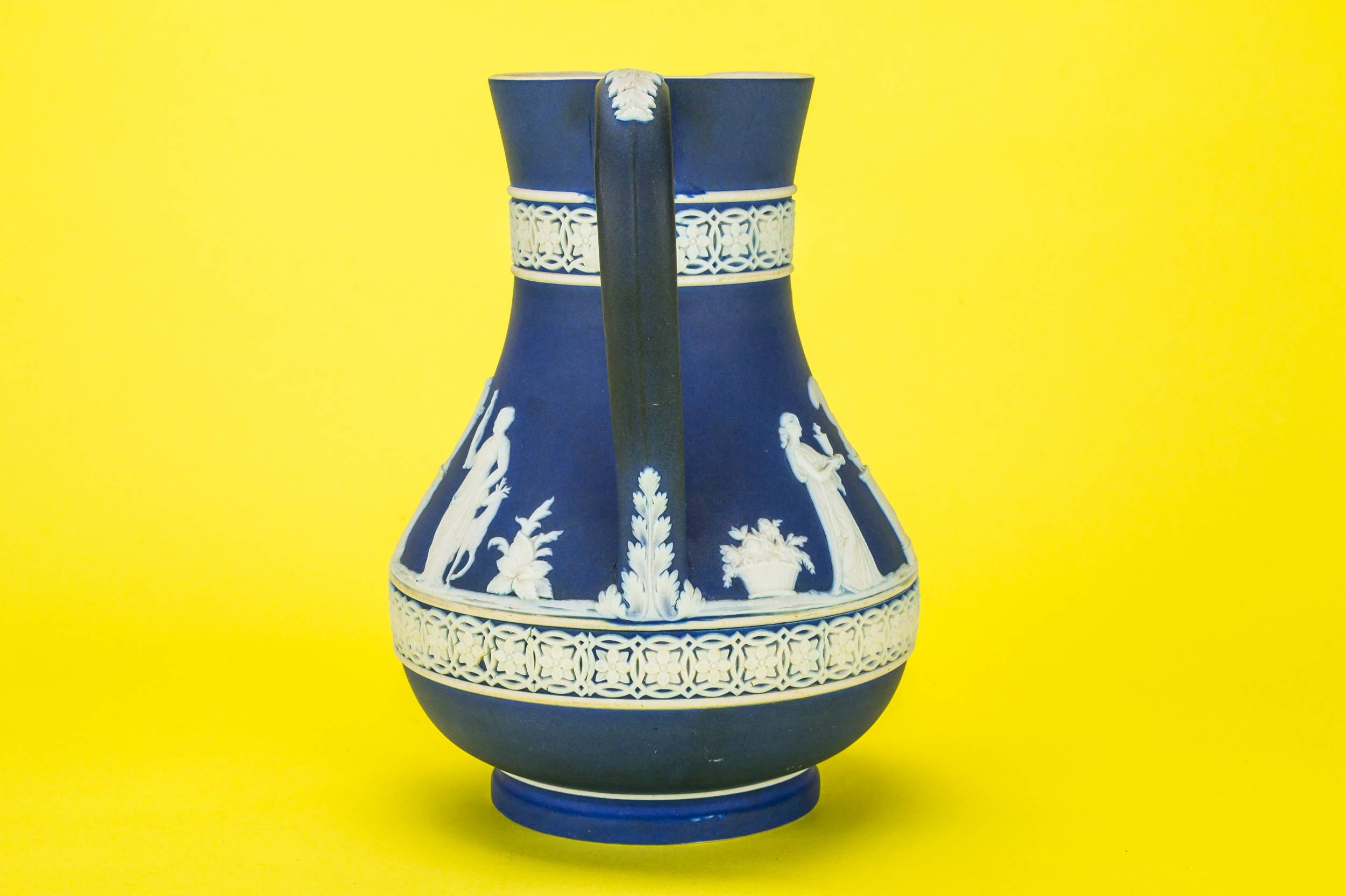 Jasperware Blue and — Jasperware water jug 6