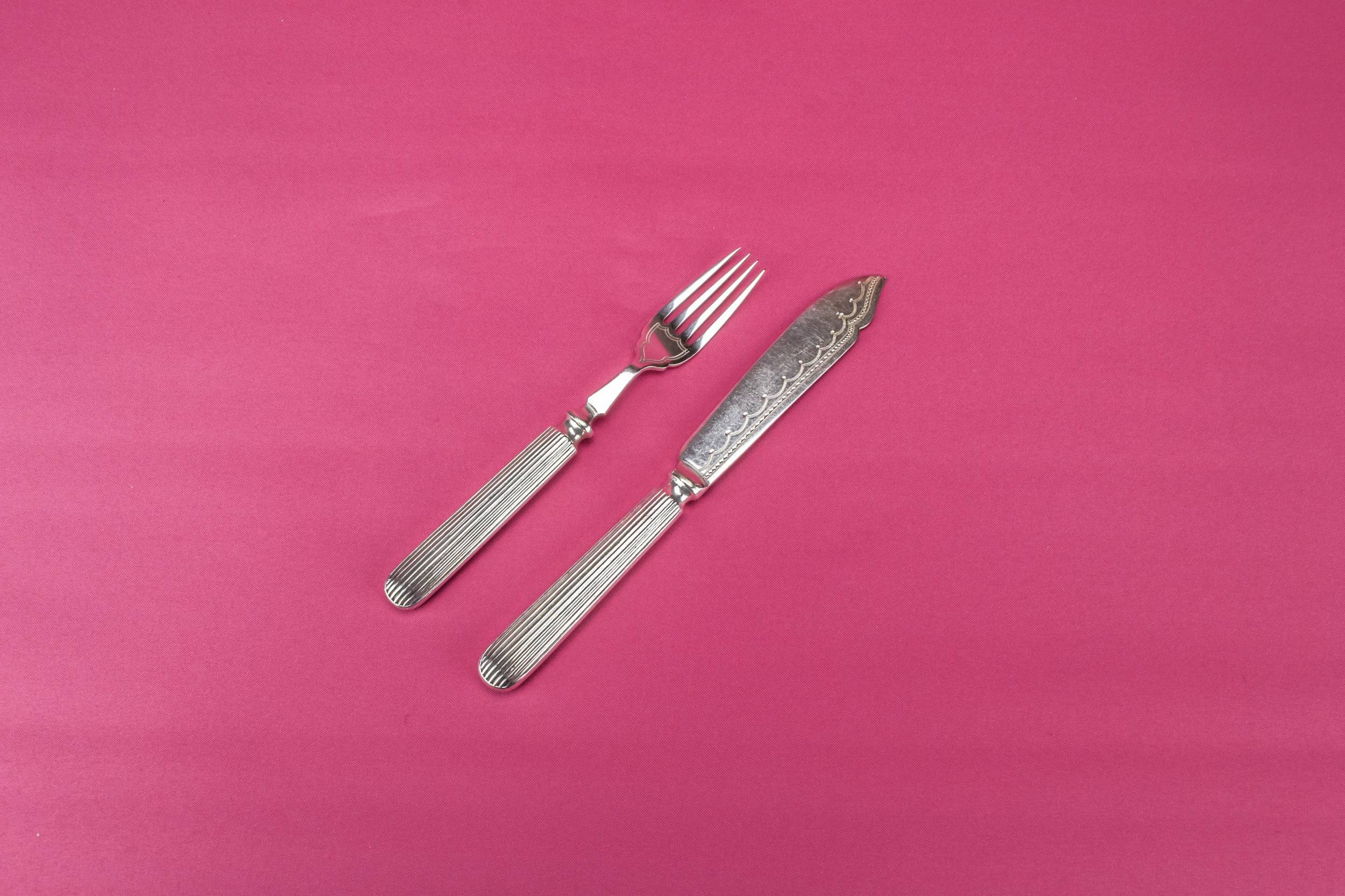 Silver Plated Arts — Cutlery set for six
