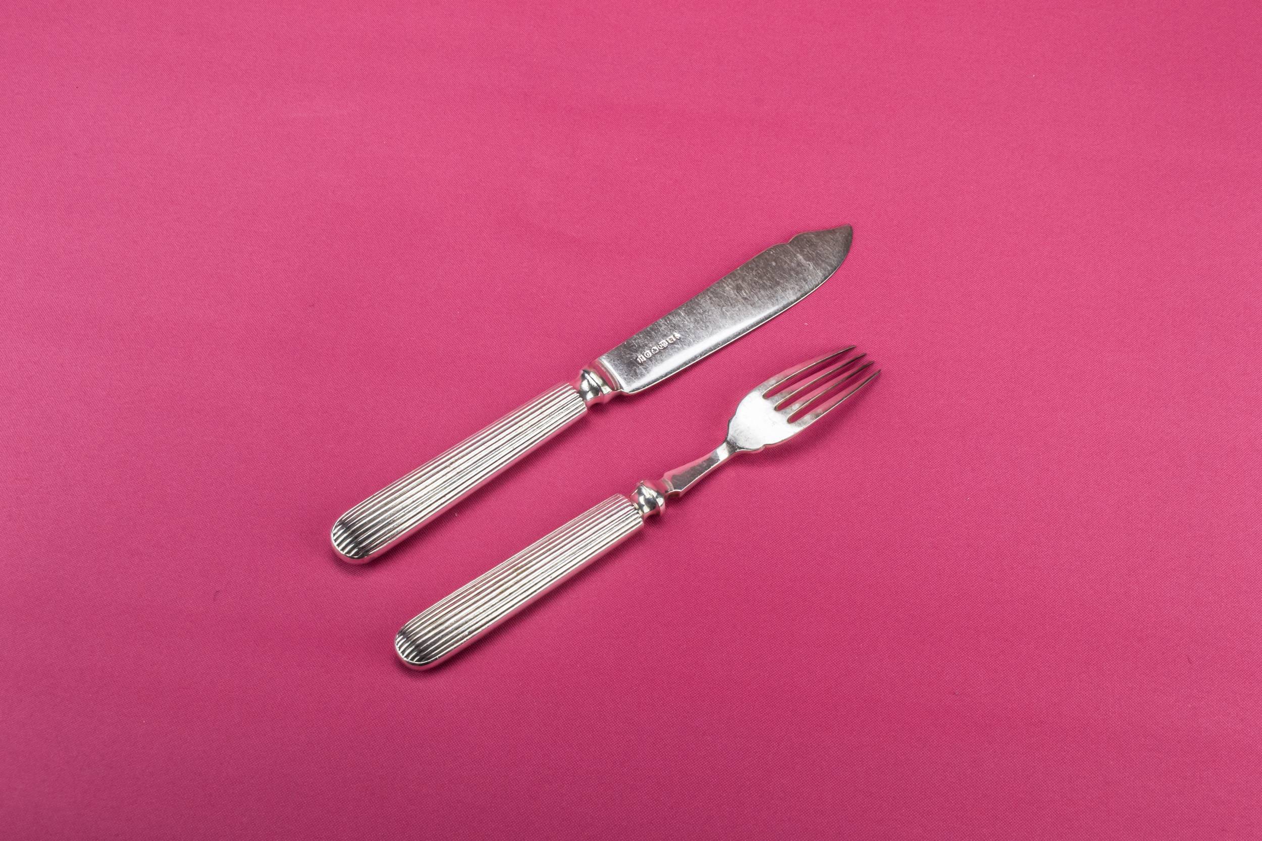 Silver Plated Arts — Cutlery set for six 2