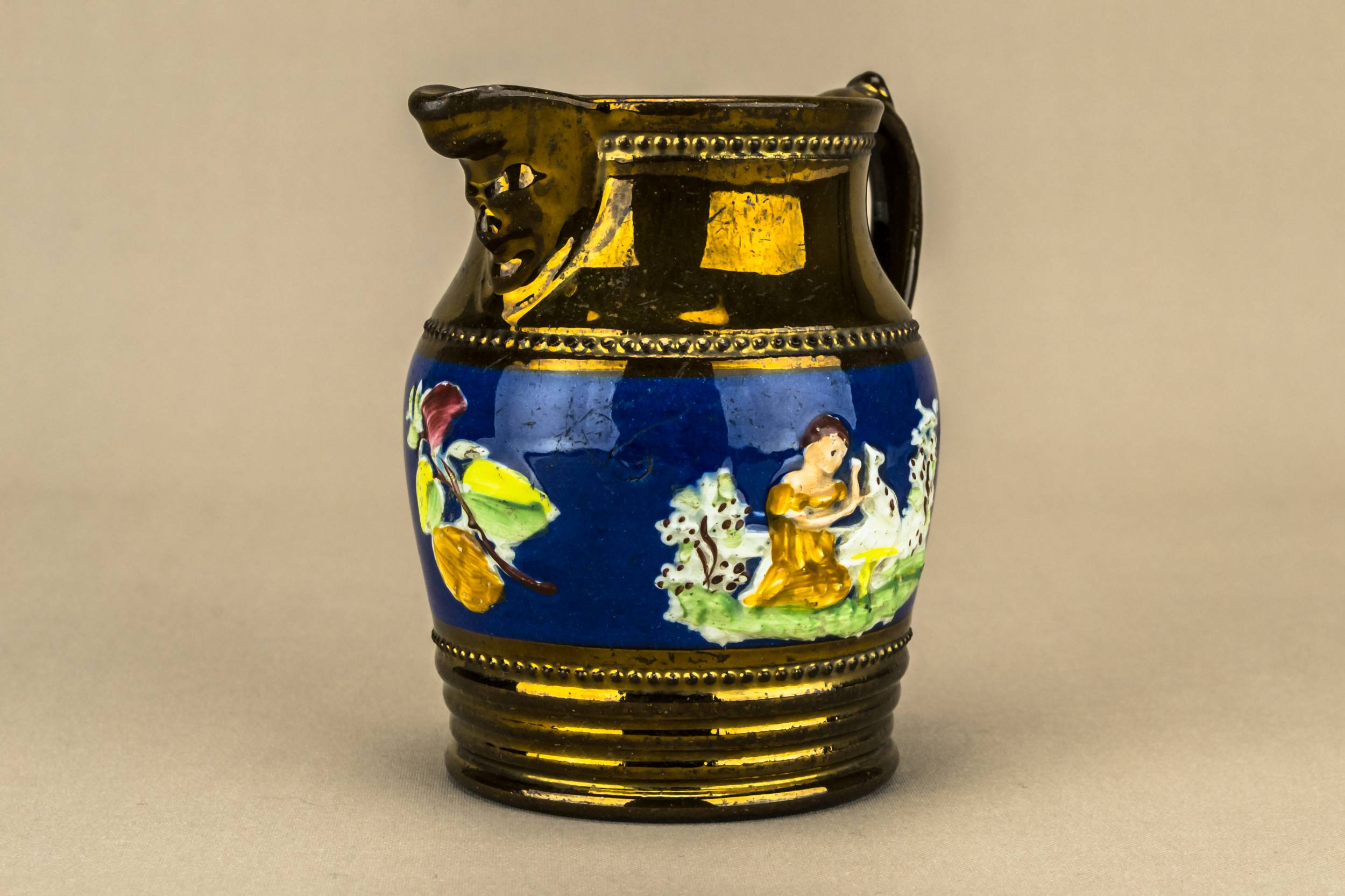Ml Late Georgian — Small lustre milk jug 3