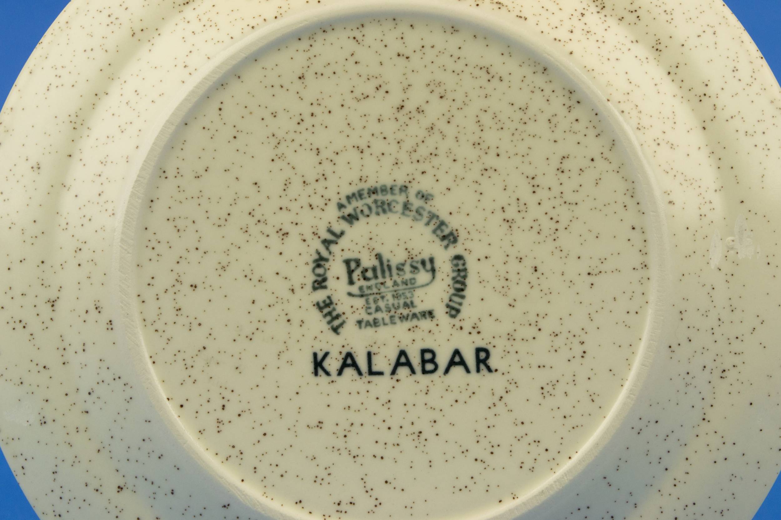 Modernist Attractive 6.1'' — 6 small Palissy plates 2