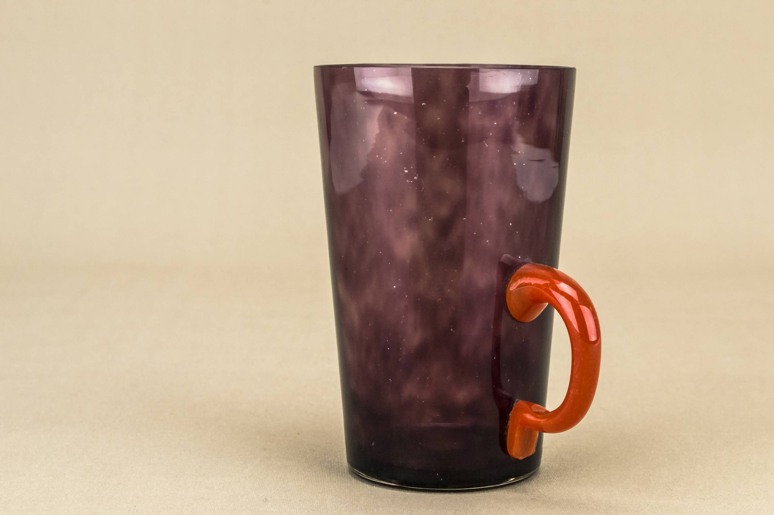 Victorian Antique Dessert — Amethyst glass cup 1