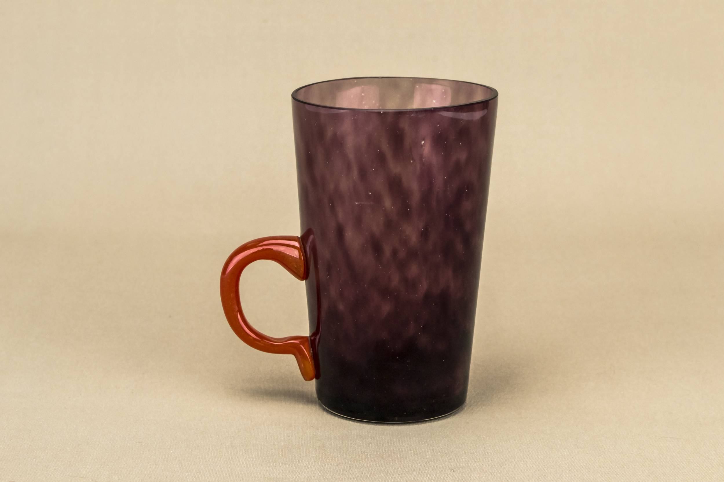 Victorian Antique Dessert — Amethyst glass cup