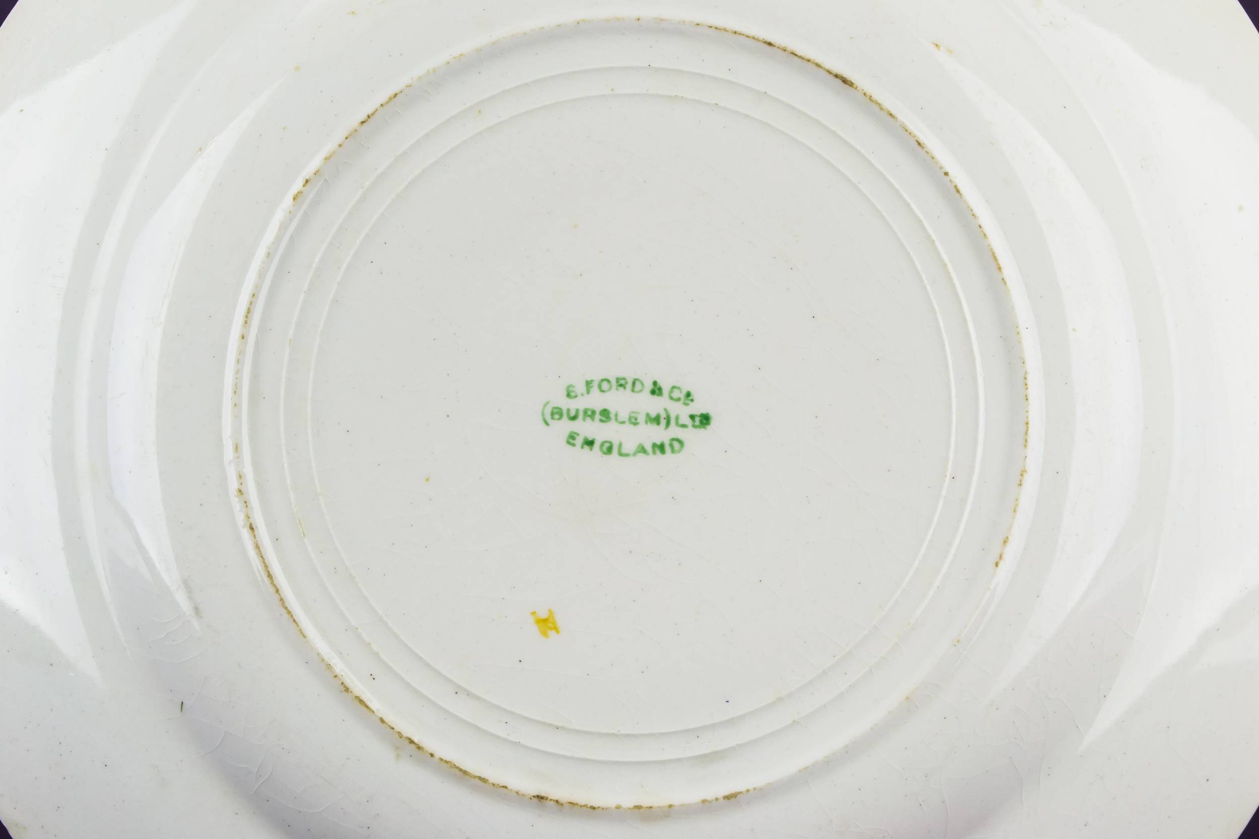 Ceramic Charming CAKE — Chintz cake serving plate 2