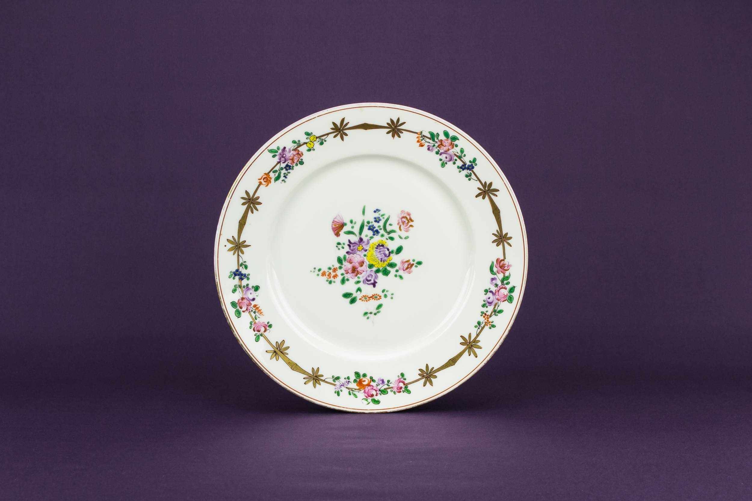 Pink Elegant Floral — Floral cake serving plate