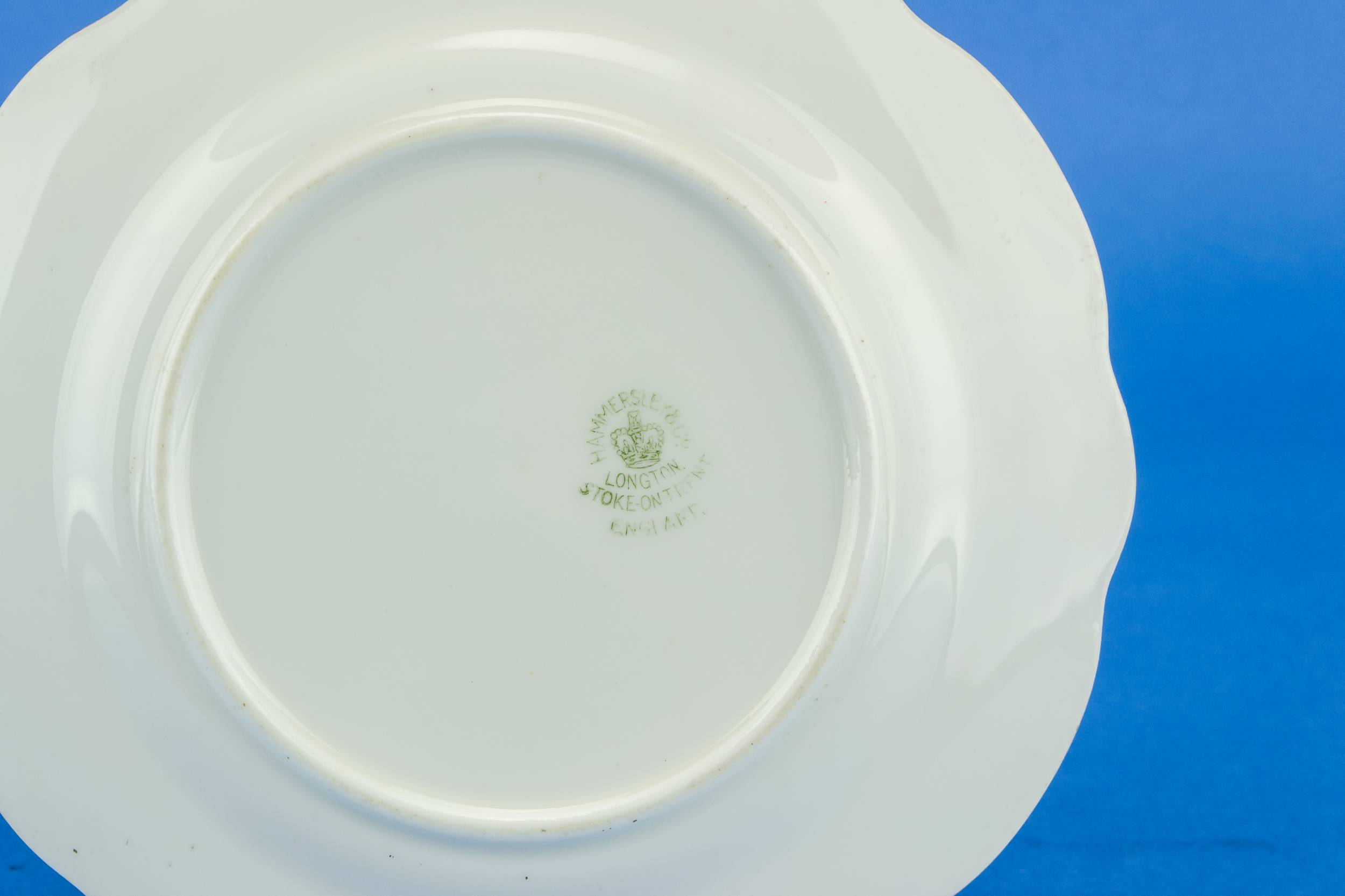 Shabby Chic Porcelain — 4 small gold plates 2