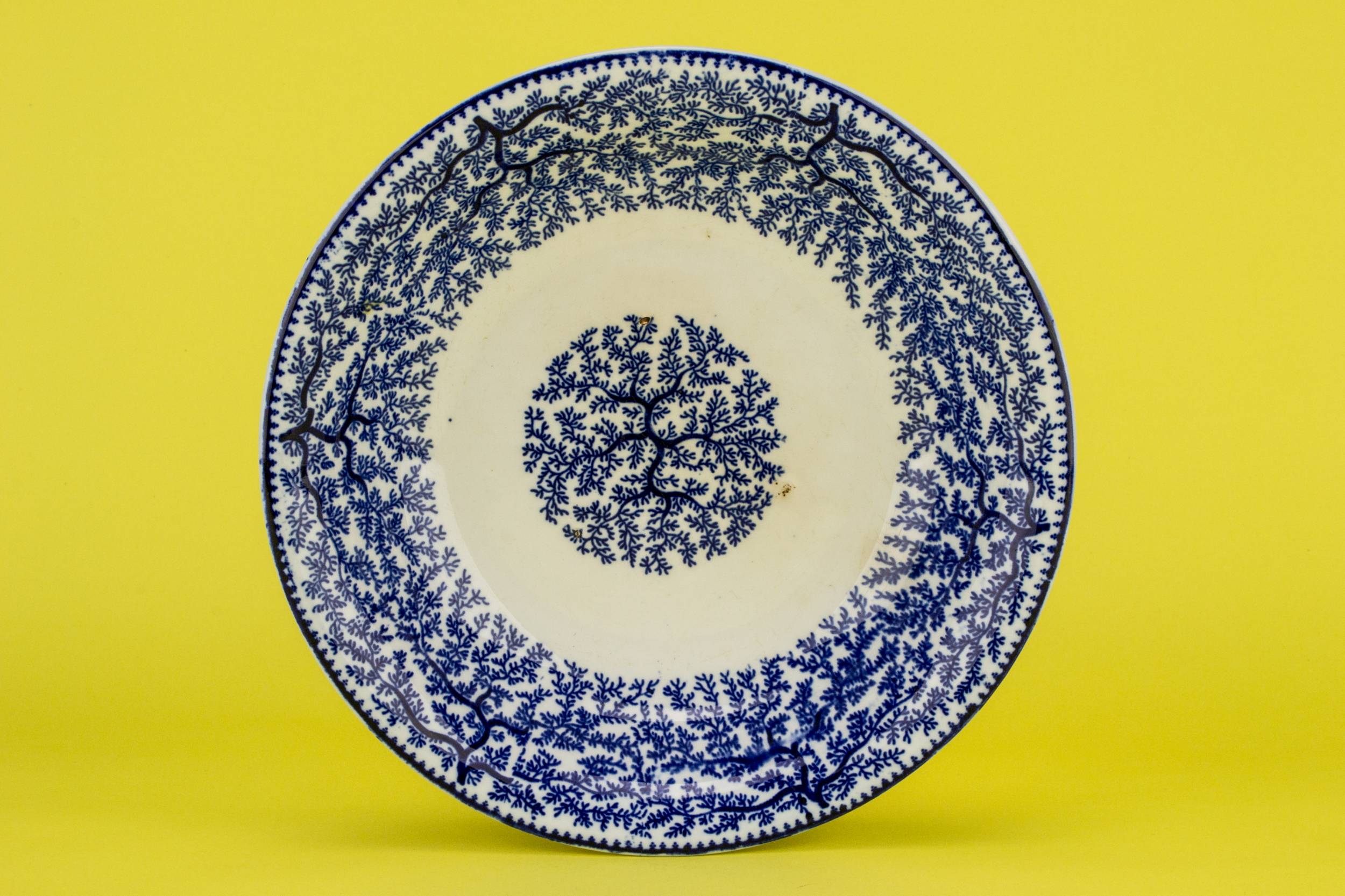 Blue Ceramic Floral — Blue and white serving bowl 1