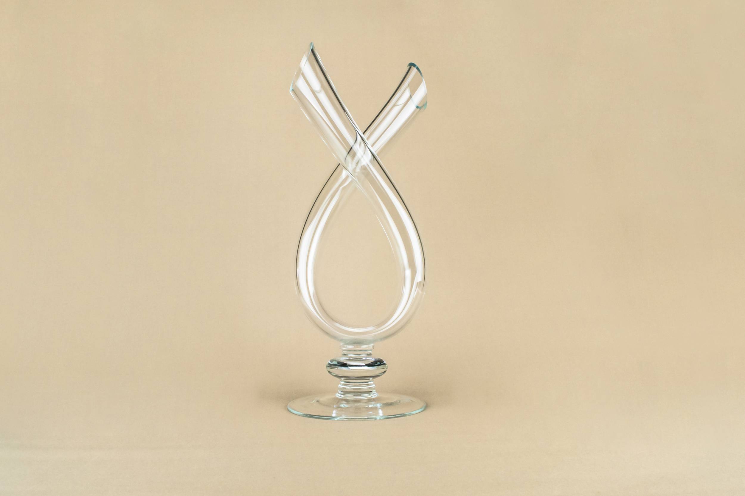 Impressive Glass VASE — Blown glass vase