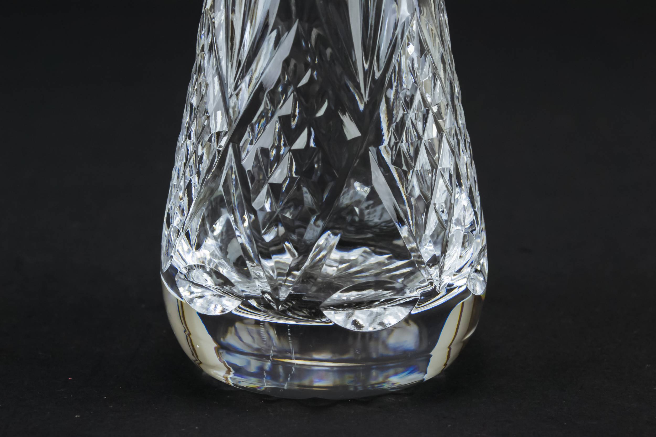 Retro Glass VASE — Small cut glass vase 2